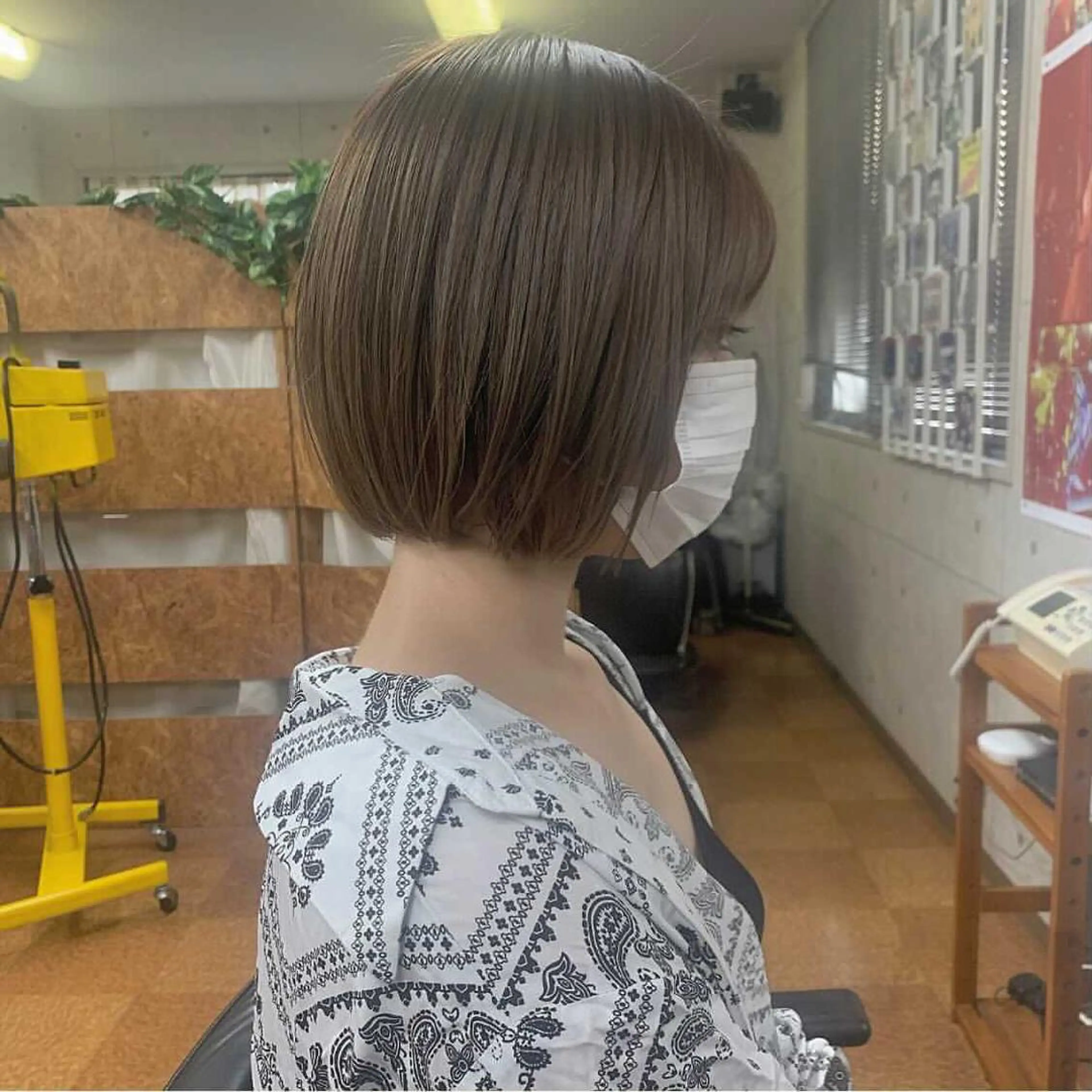 ショート 切りっぱなしボブ ボブ カット ヘアカラー トリートメント リバティークルー初石店所属・似合わせカット/ボブ 𓍼澁谷礼一のヘアスタイル