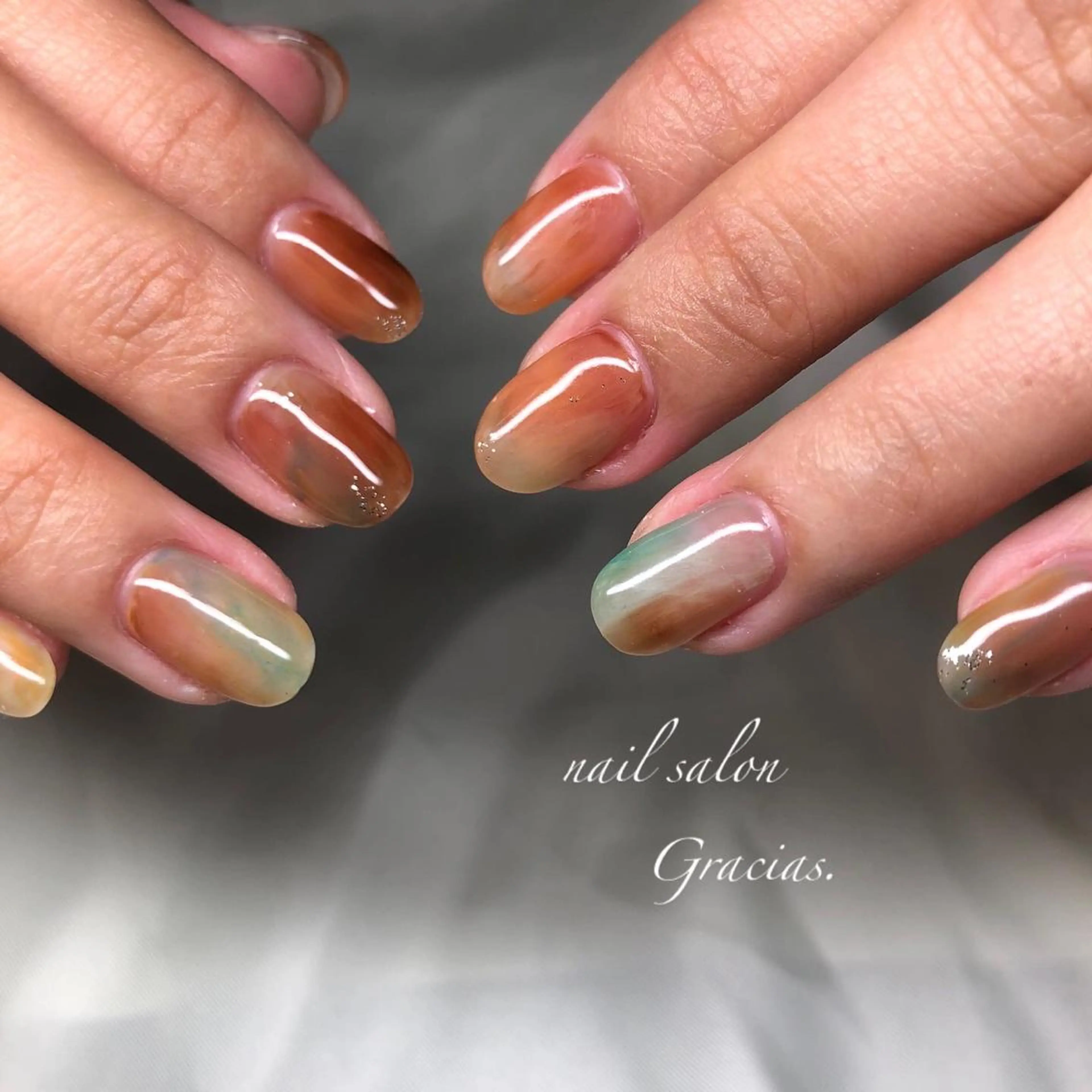 ネイル ハンドネイル Gracias. rieのネイルデザイン