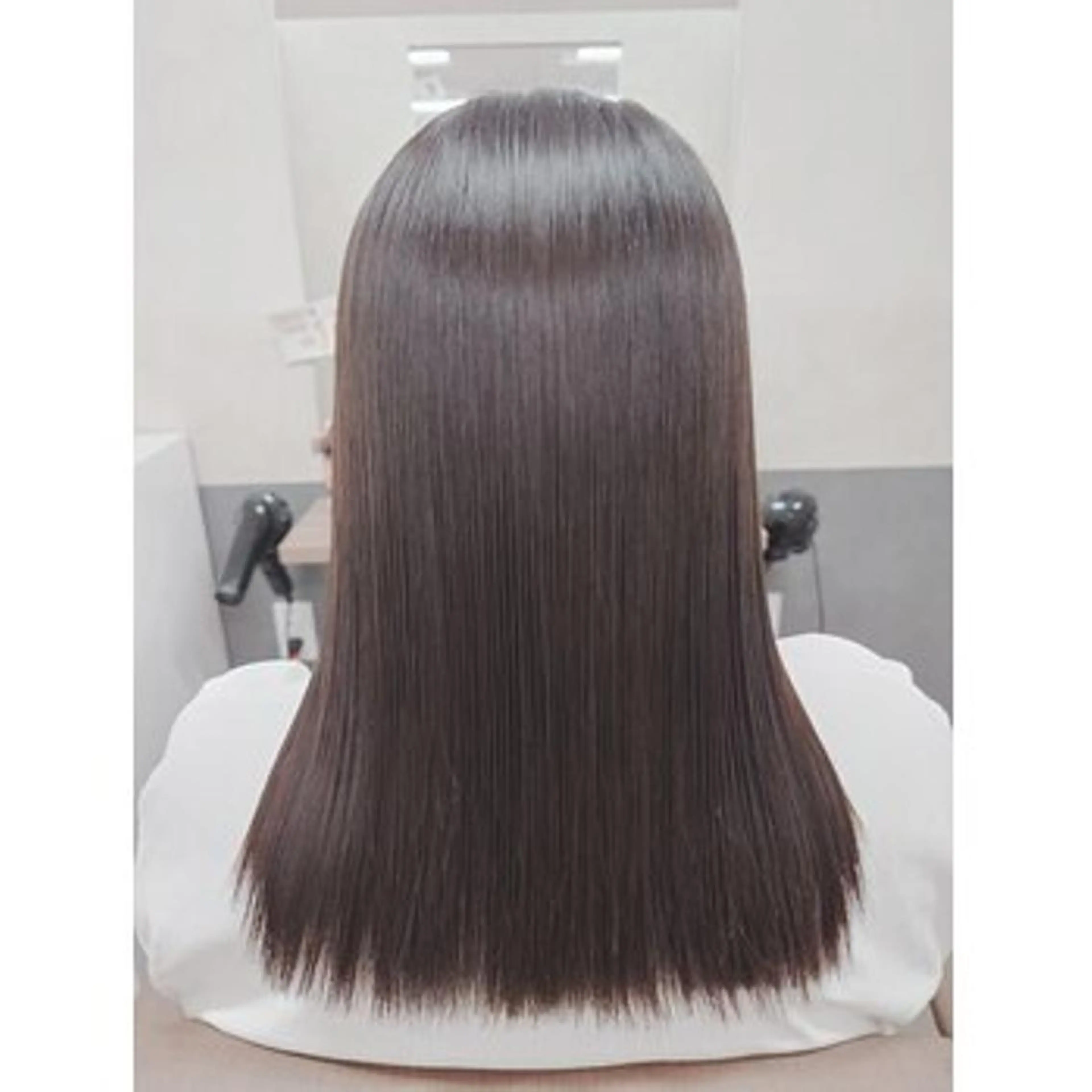 【大好評】髪質改善縮毛矯正+カット5stepトリートメント+ヘアオイル付¥14700の写真