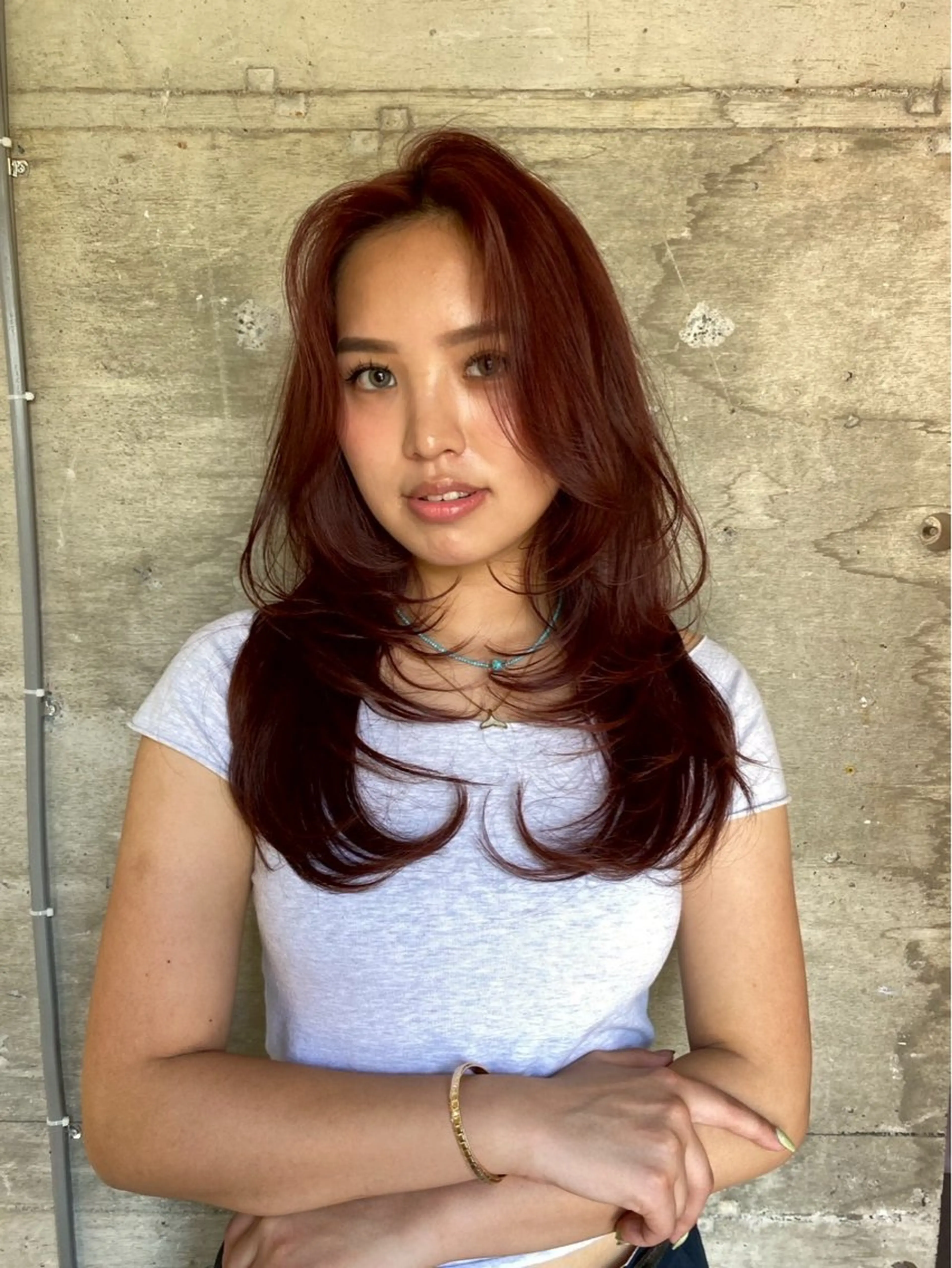 カラー ヘアカラー mao 暖色 海外風カラー🌿❤️のヘアスタイル