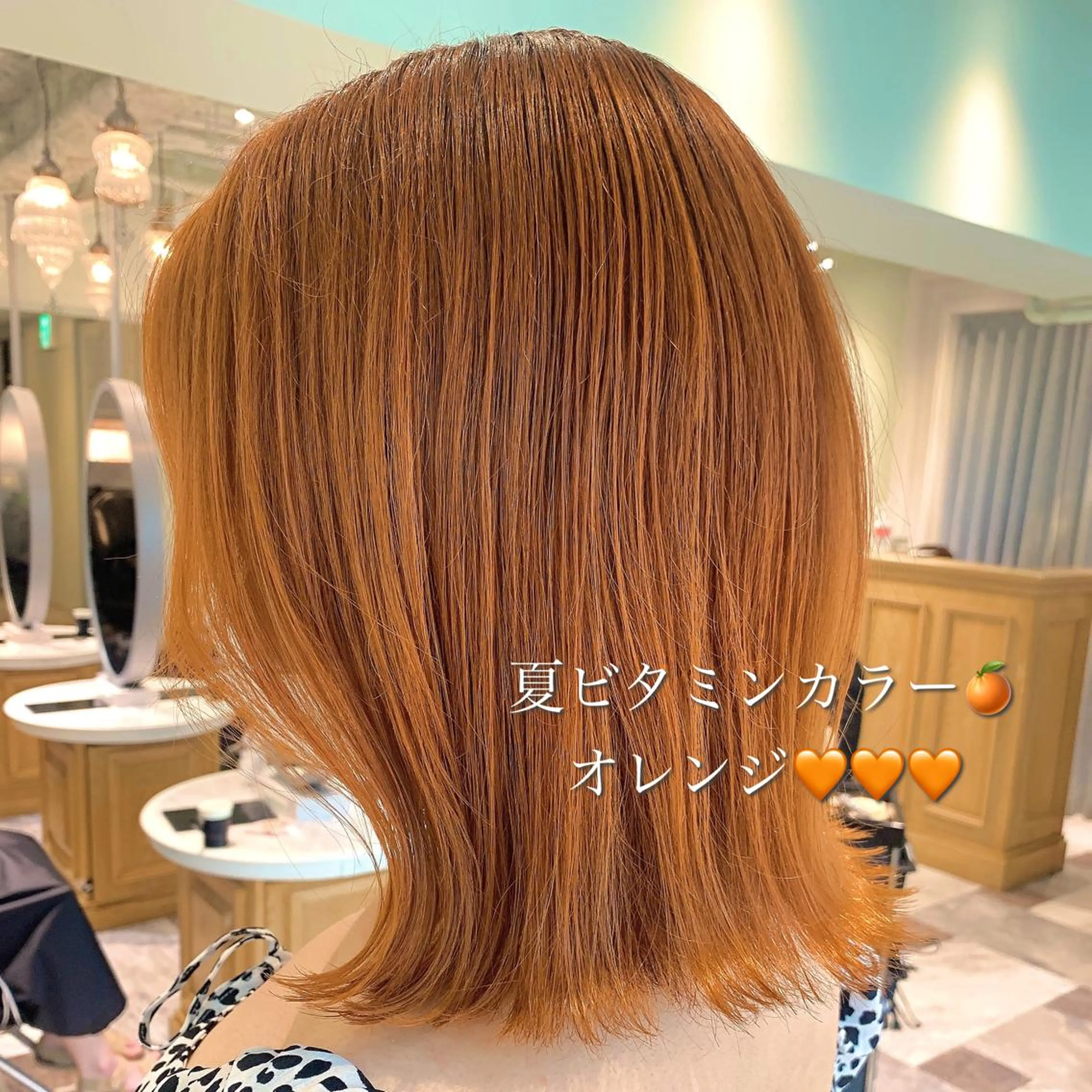 ミディアム カット ヘアカラー トリートメント 韓国ヘア特化型美容師 カワノマイ🇰🇷のヘアスタイル