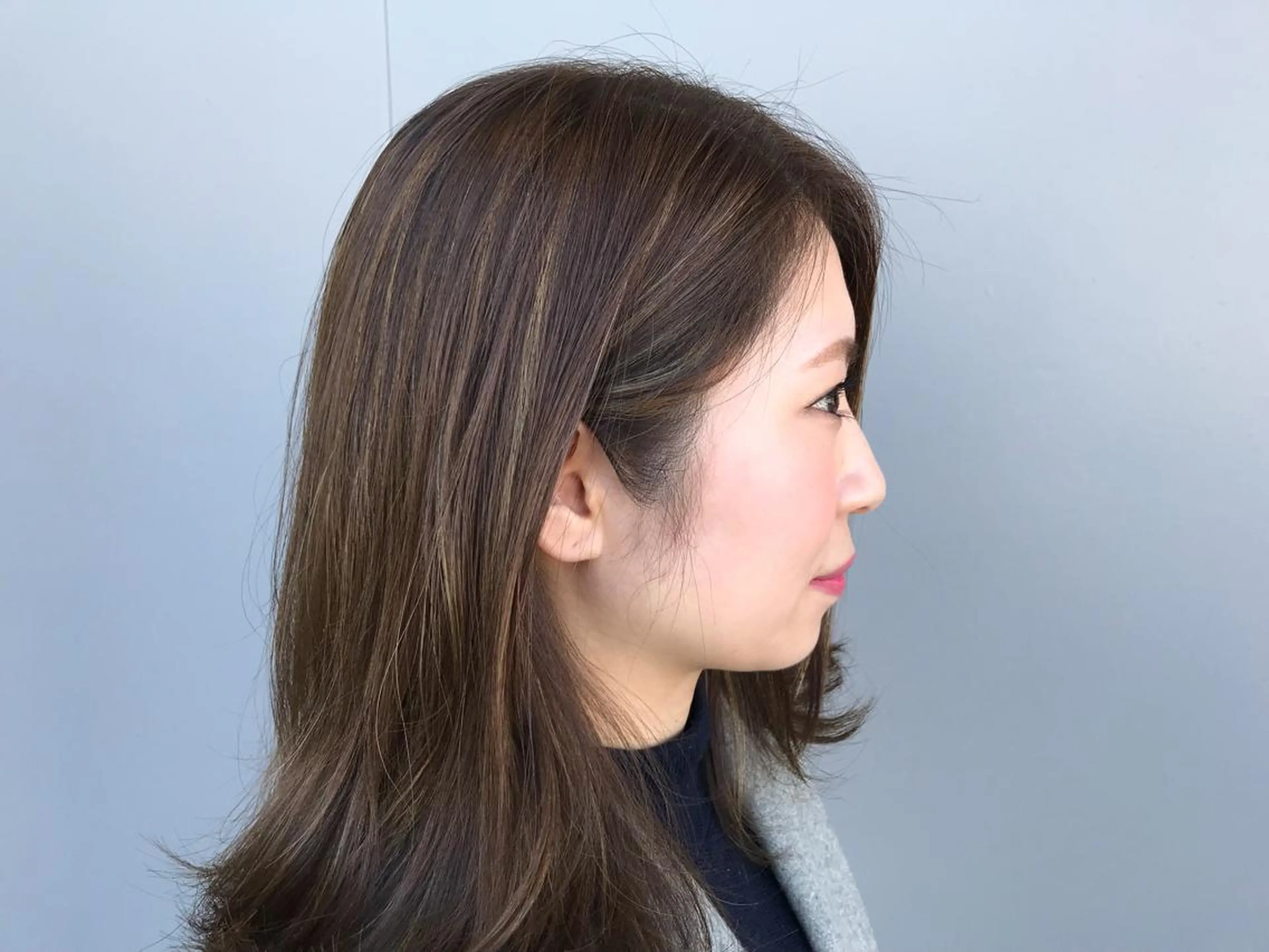 ミディアム カラー ハイライトカラー ハイライト ヘアカラー シェールピエール所属・Laf かおりのマツエク・マツパデザイン