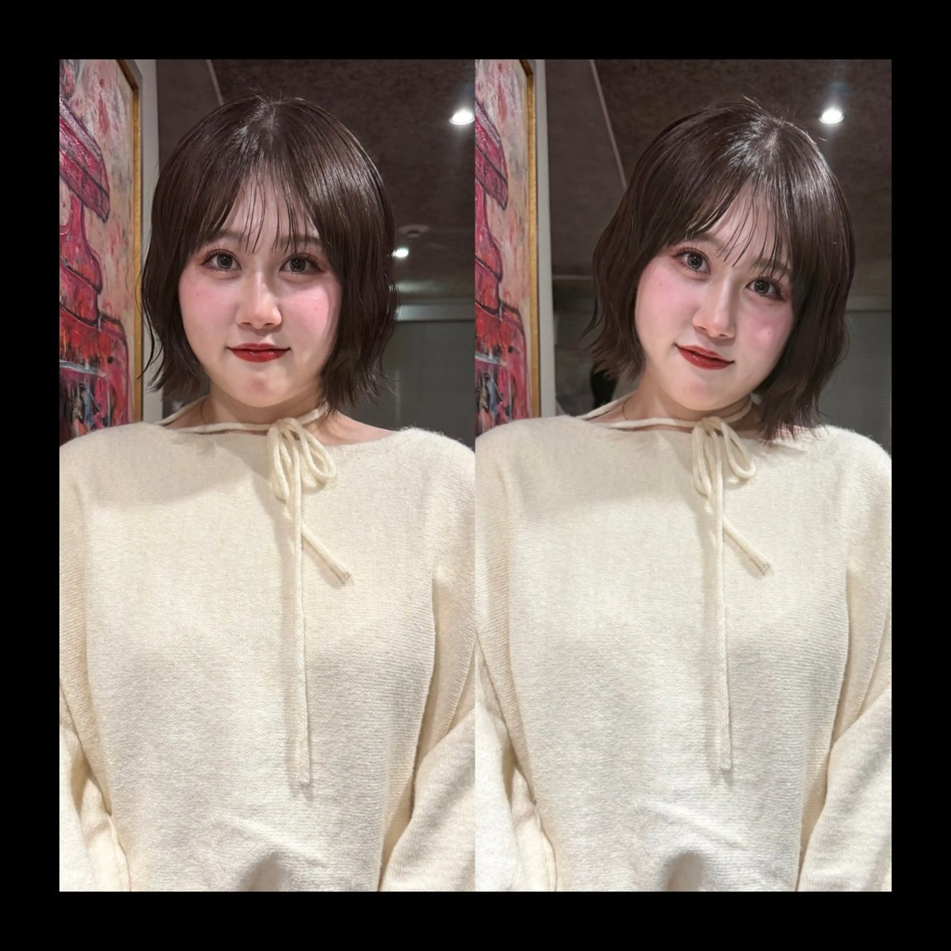 ショート カラー カット ヘアカラー トリートメント mai / linoah˚✧のヘアスタイル