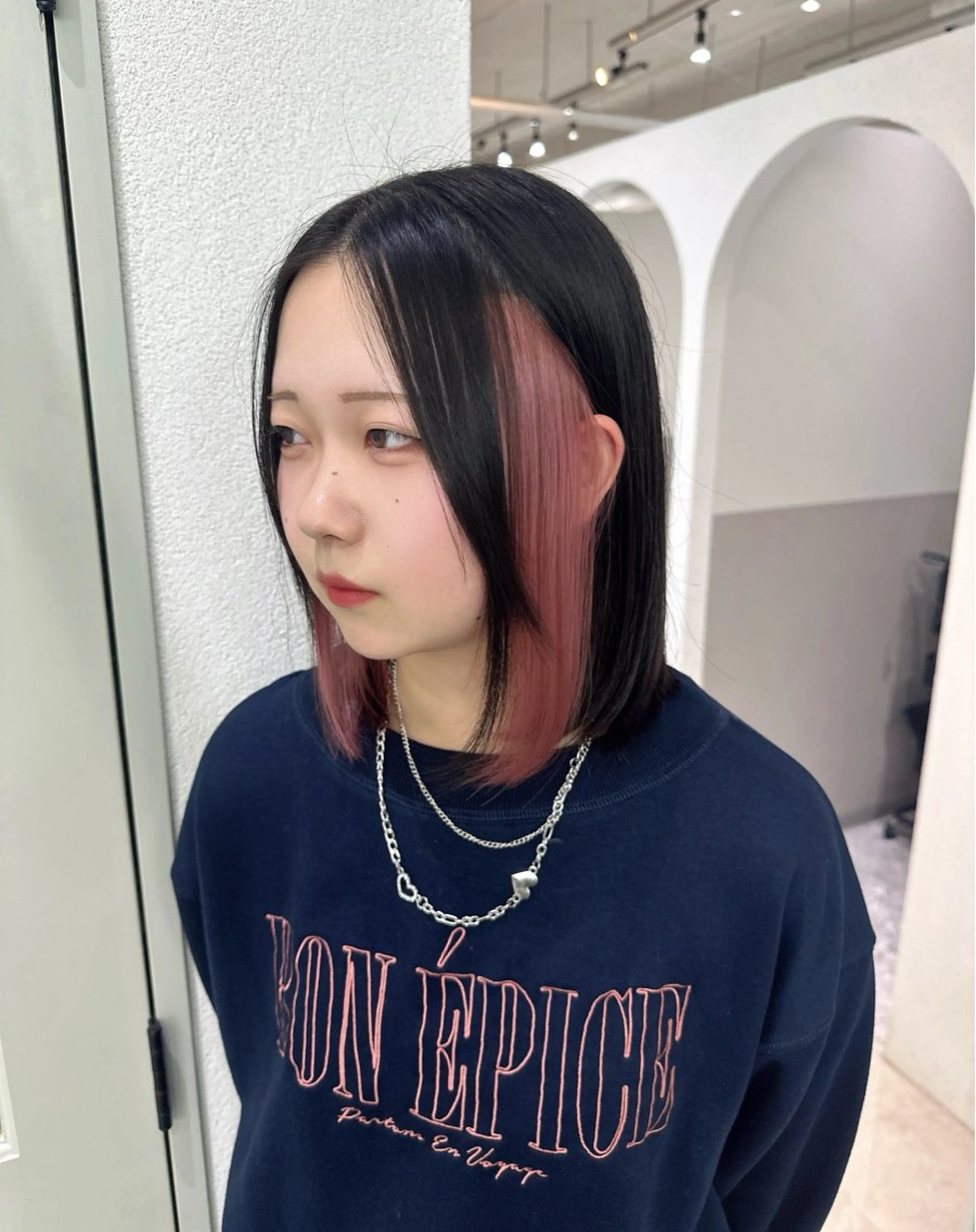 ミディアム カラー カット ヘアカラー トリートメント 🪞個室サロン/韓国 艶髪/keito🪞のヘアスタイル