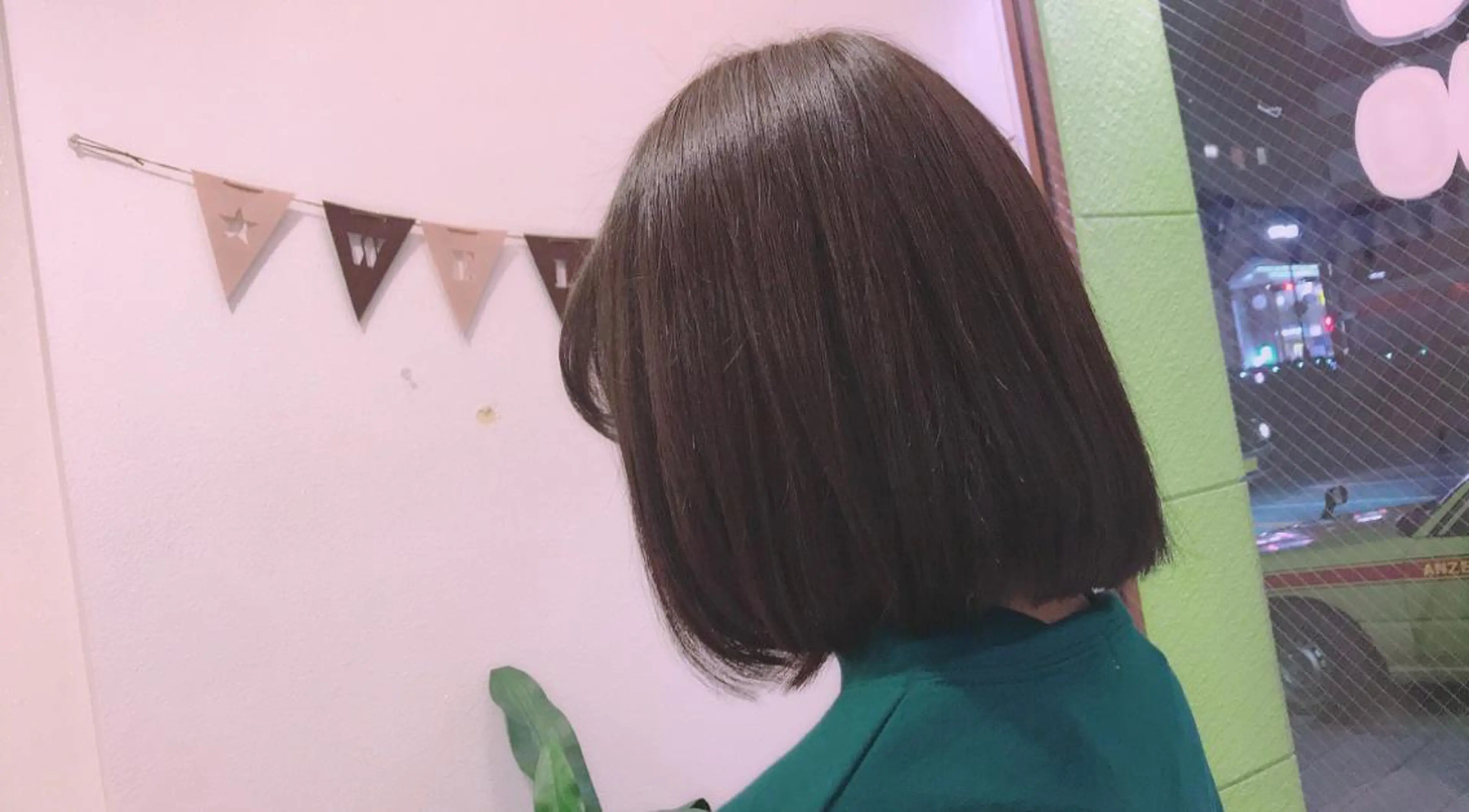 ミディアム カラー ヘアカラー トリートメント 山口 明日花のヘアスタイル