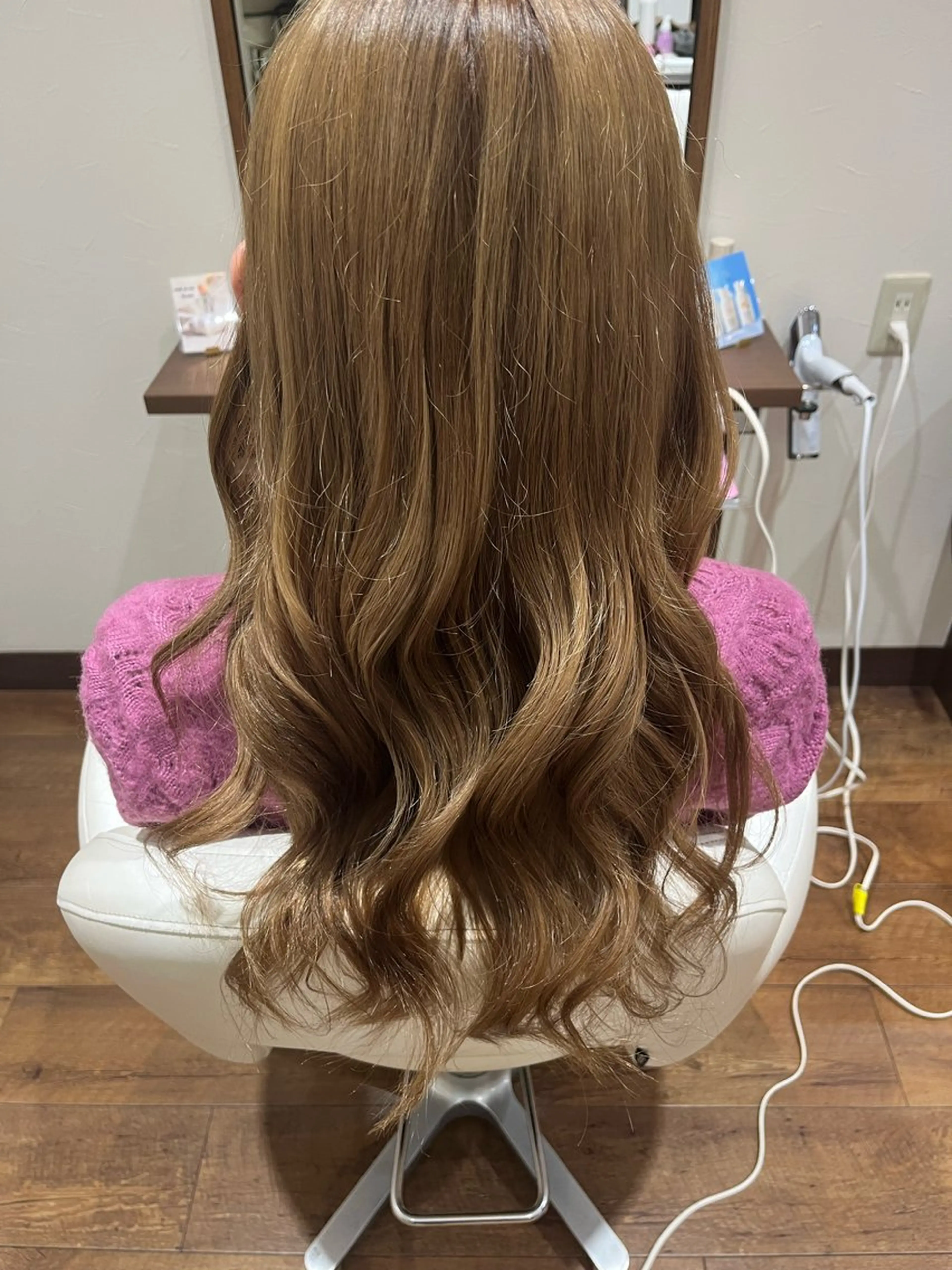 ロング カラー ヘアカラー アンフール所属・amfoule KAI モデル募集中のヘアスタイル