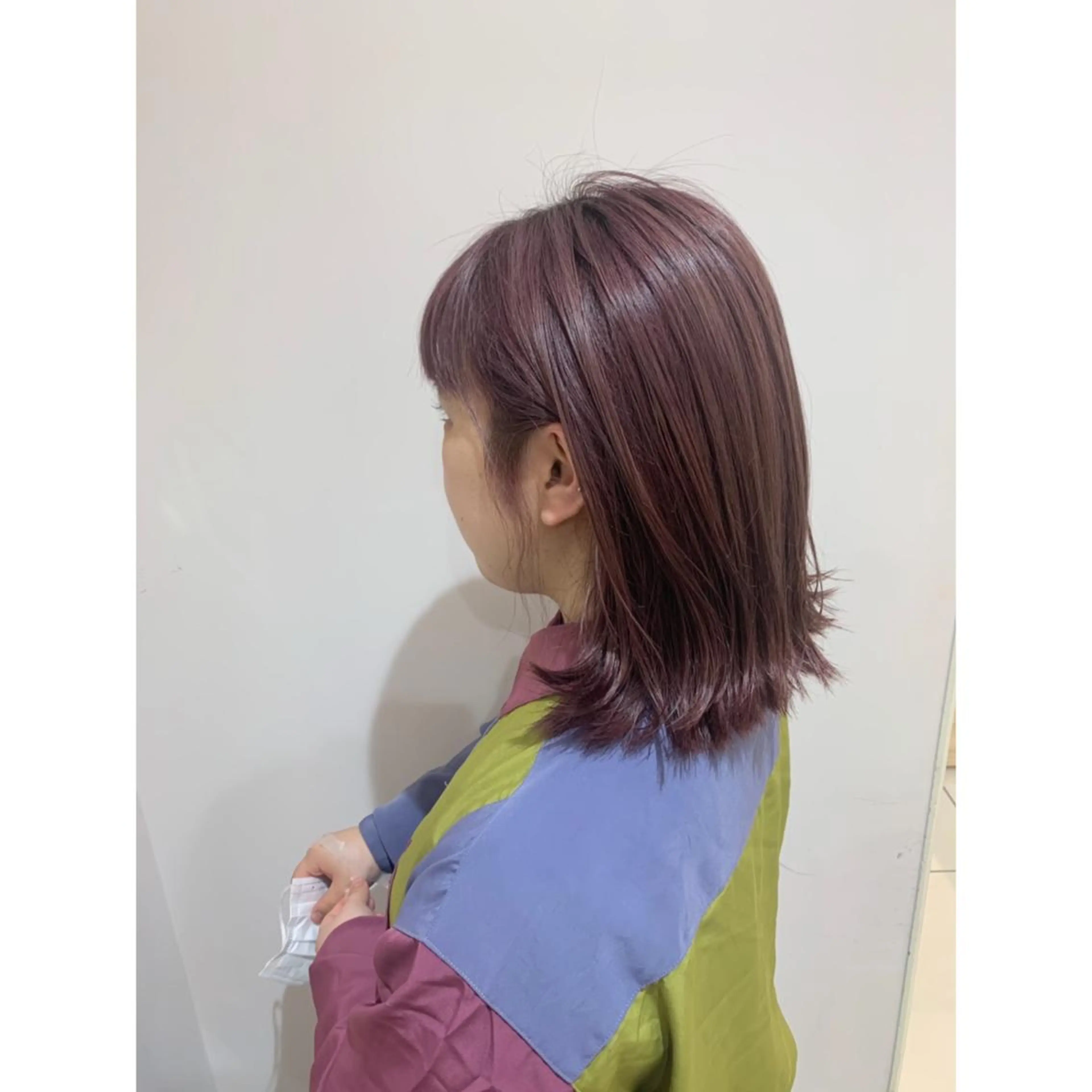 カラー ピンクカラー 韓国ヘア 🎀中川綾乃🎀のヘアスタイル