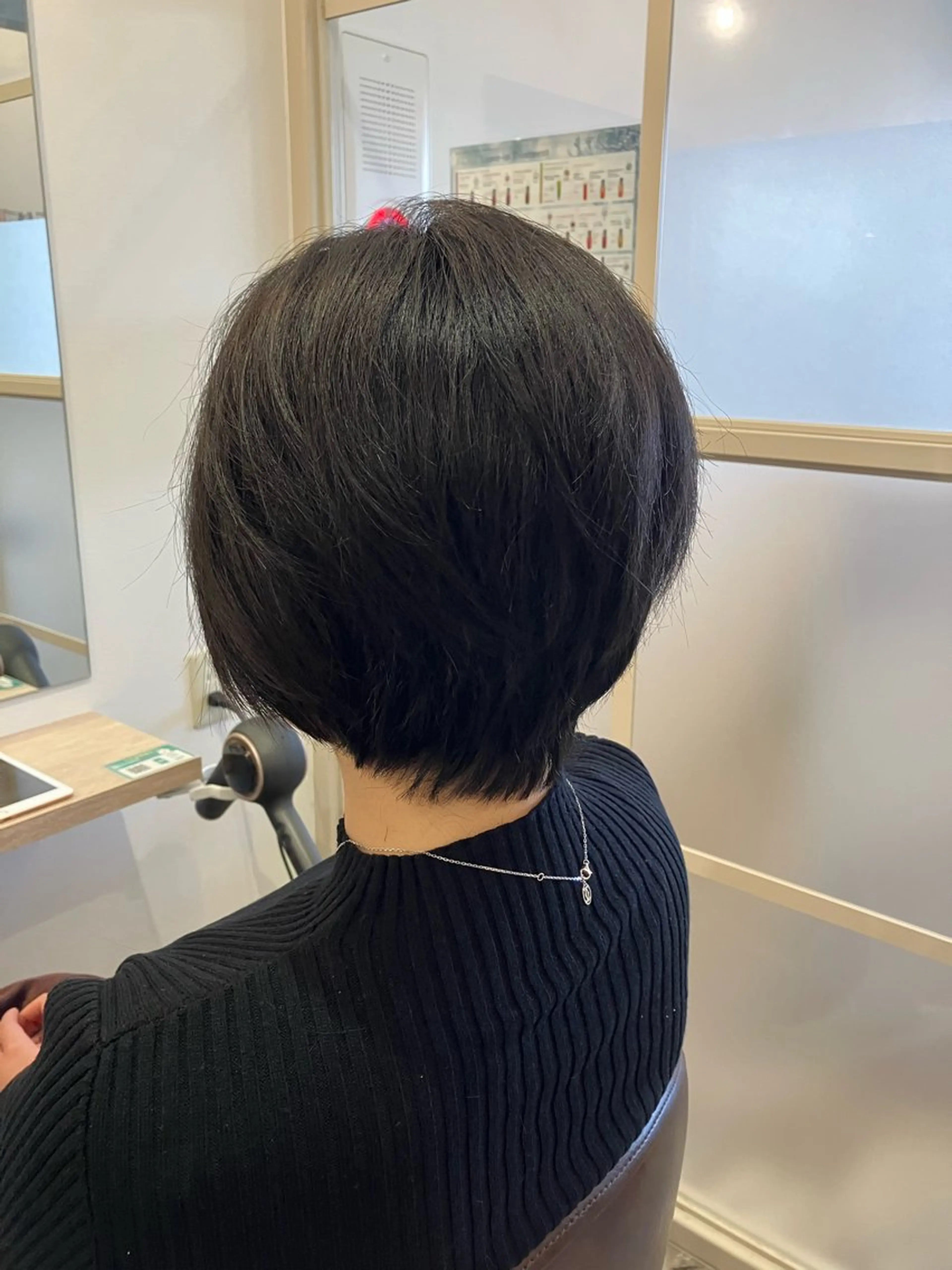 縮毛矯正(顔周り)＋カットの写真