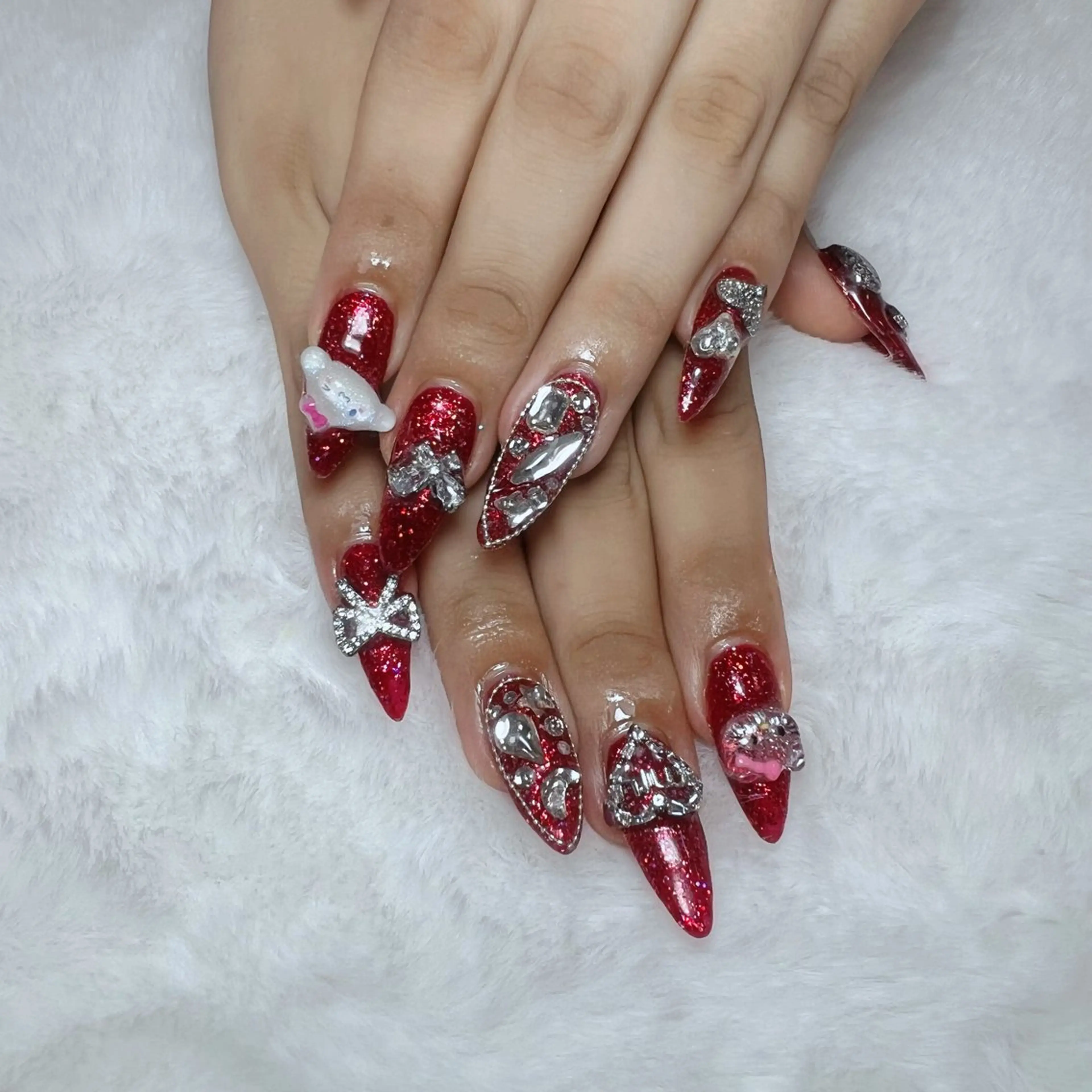 ネイル アートネイル フラッシュネイル フレンチネイル ジェルネイル ガラスフレンチ share所属・. yurieのネイルデザイン