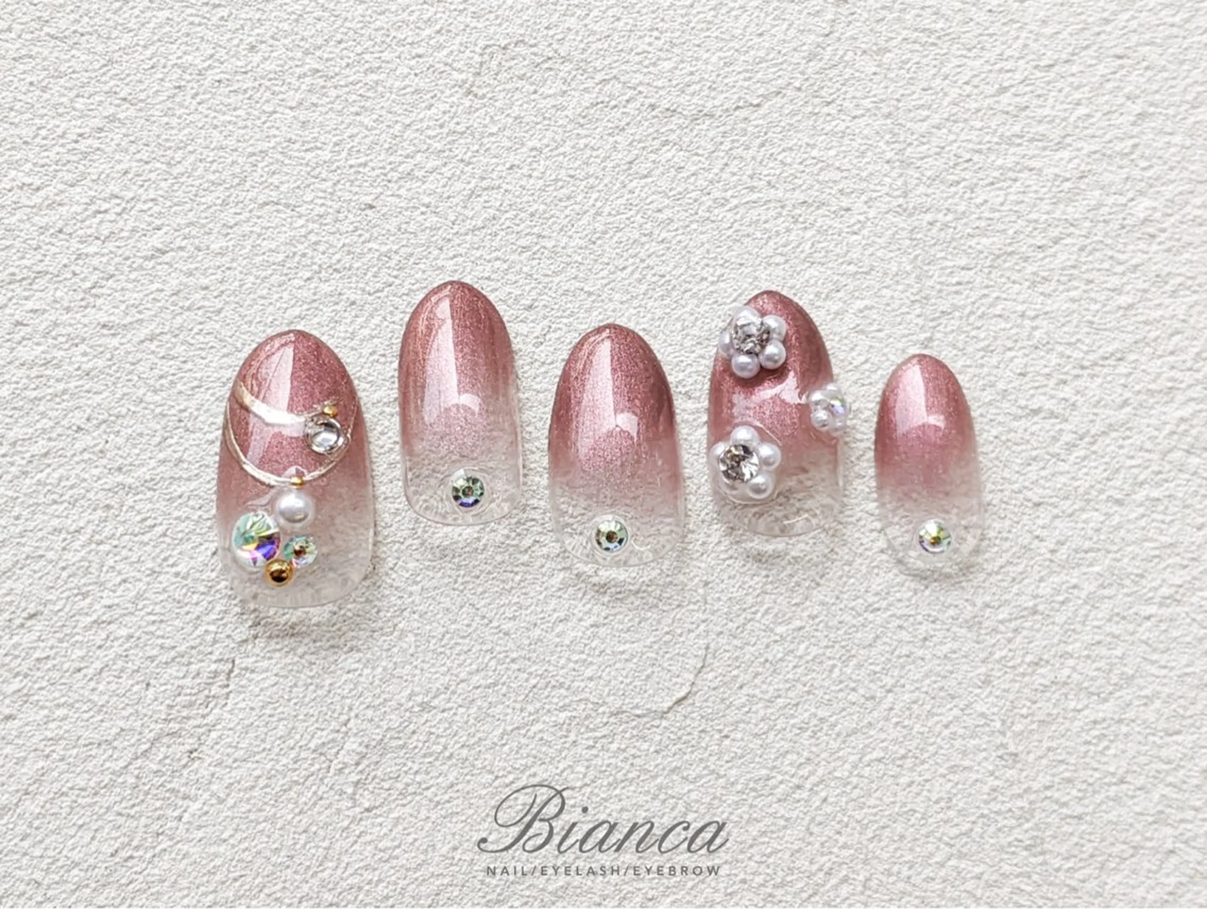 ネイル ハンドネイル Bianca栄店 みさと店長のネイルデザイン
