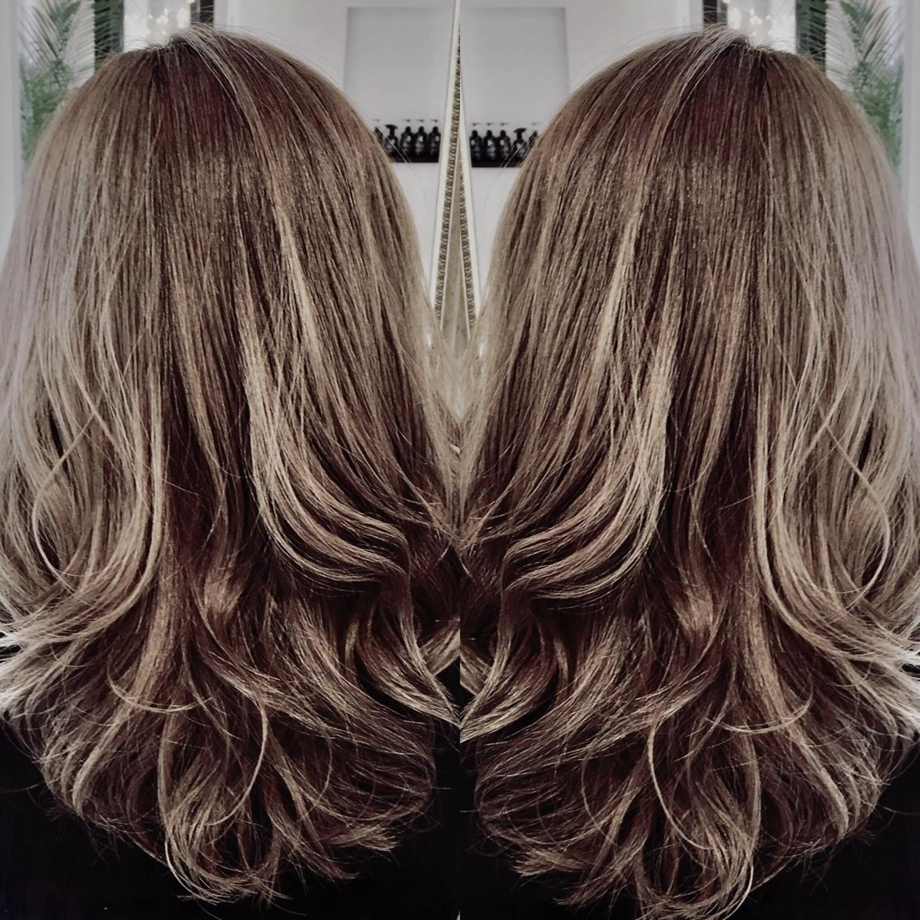 セミロング カラー カット ヘアカラー トリートメント MARDI GRAS 蘭丸のヘアスタイル