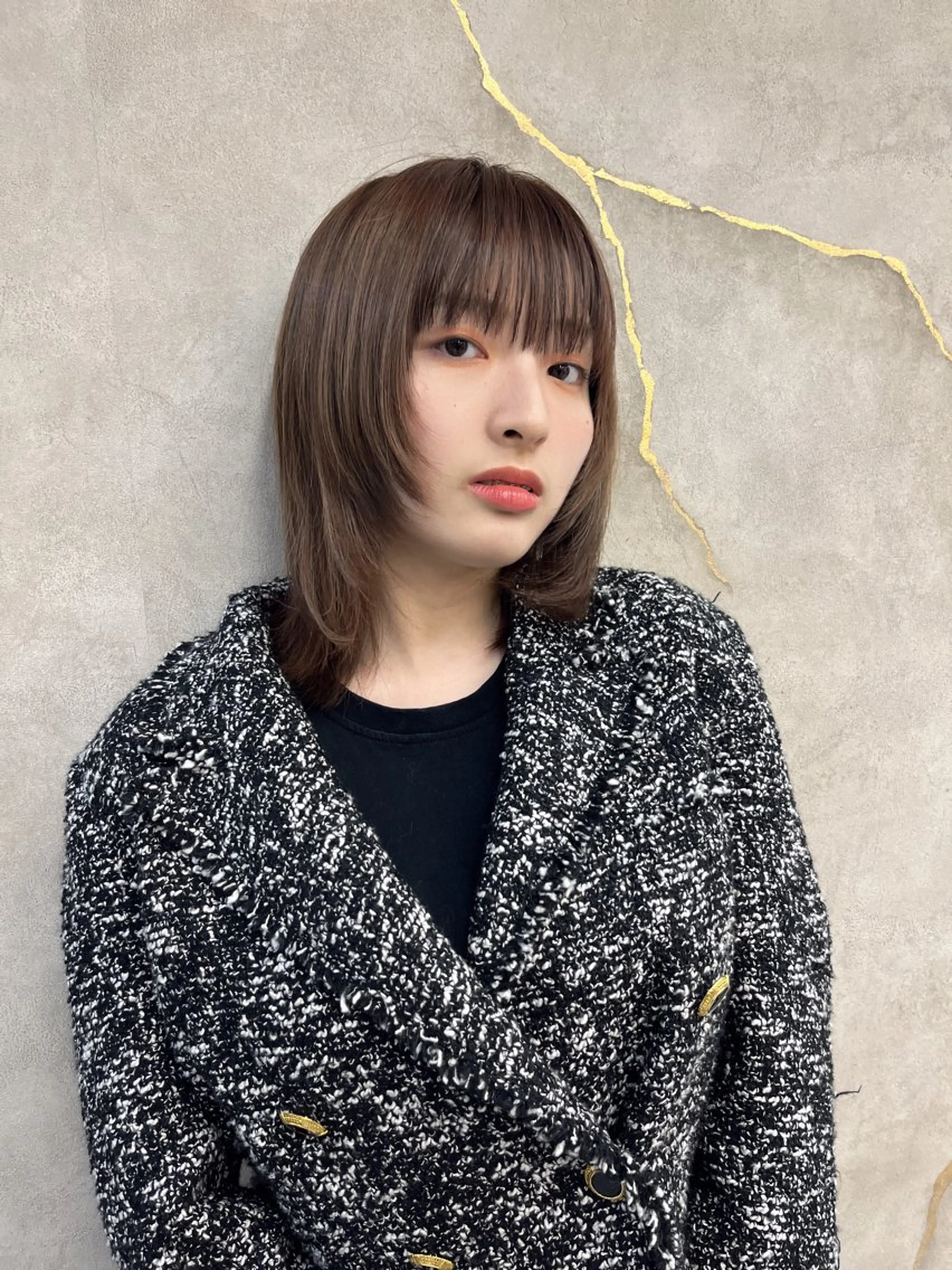 ミディアム 池袋/似合わせ/縮毛 髪質改善【ugen】のヘアスタイル