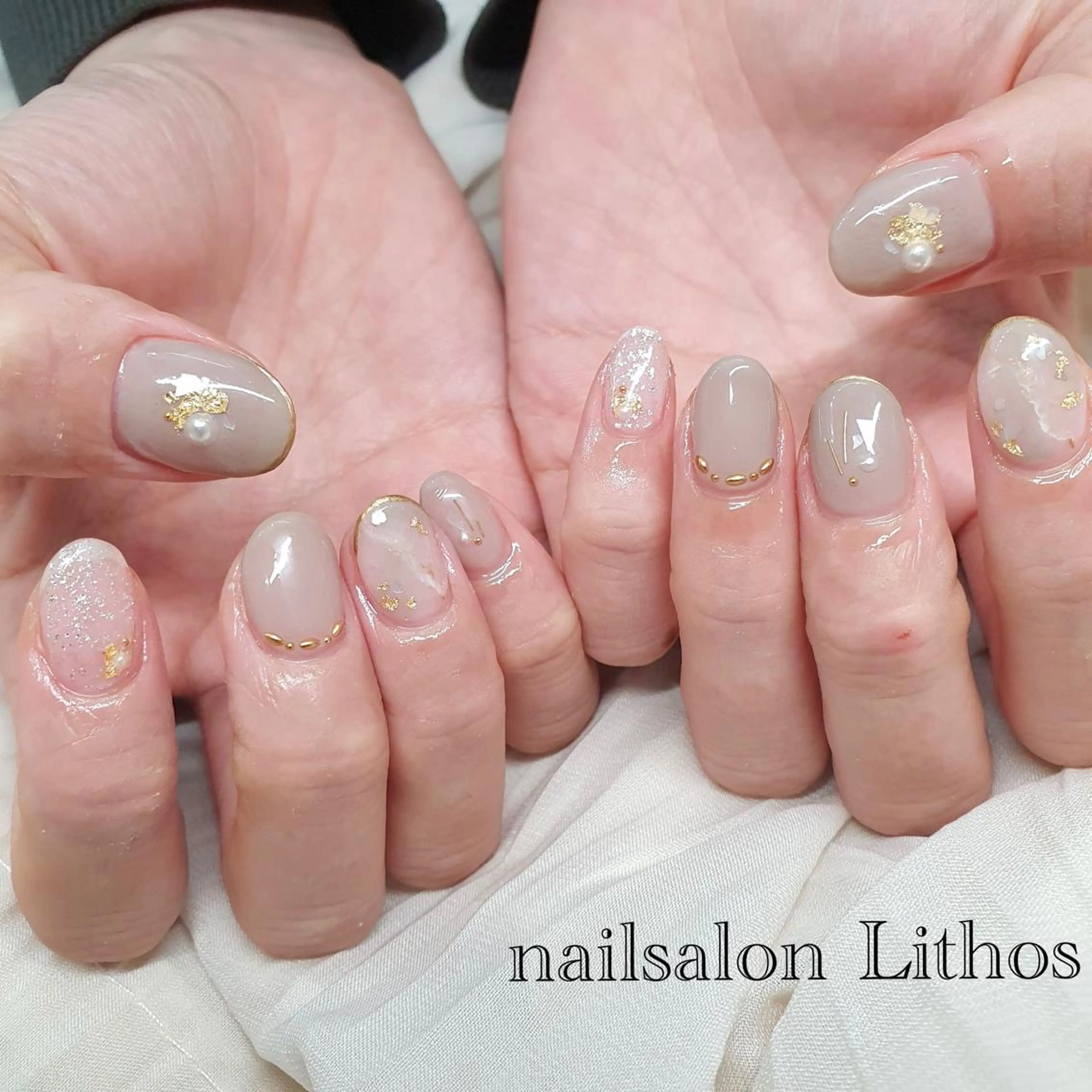 ネイル ハンドネイル nailsalon Lithos所属・nailsalon Recontreのネイルデザイン