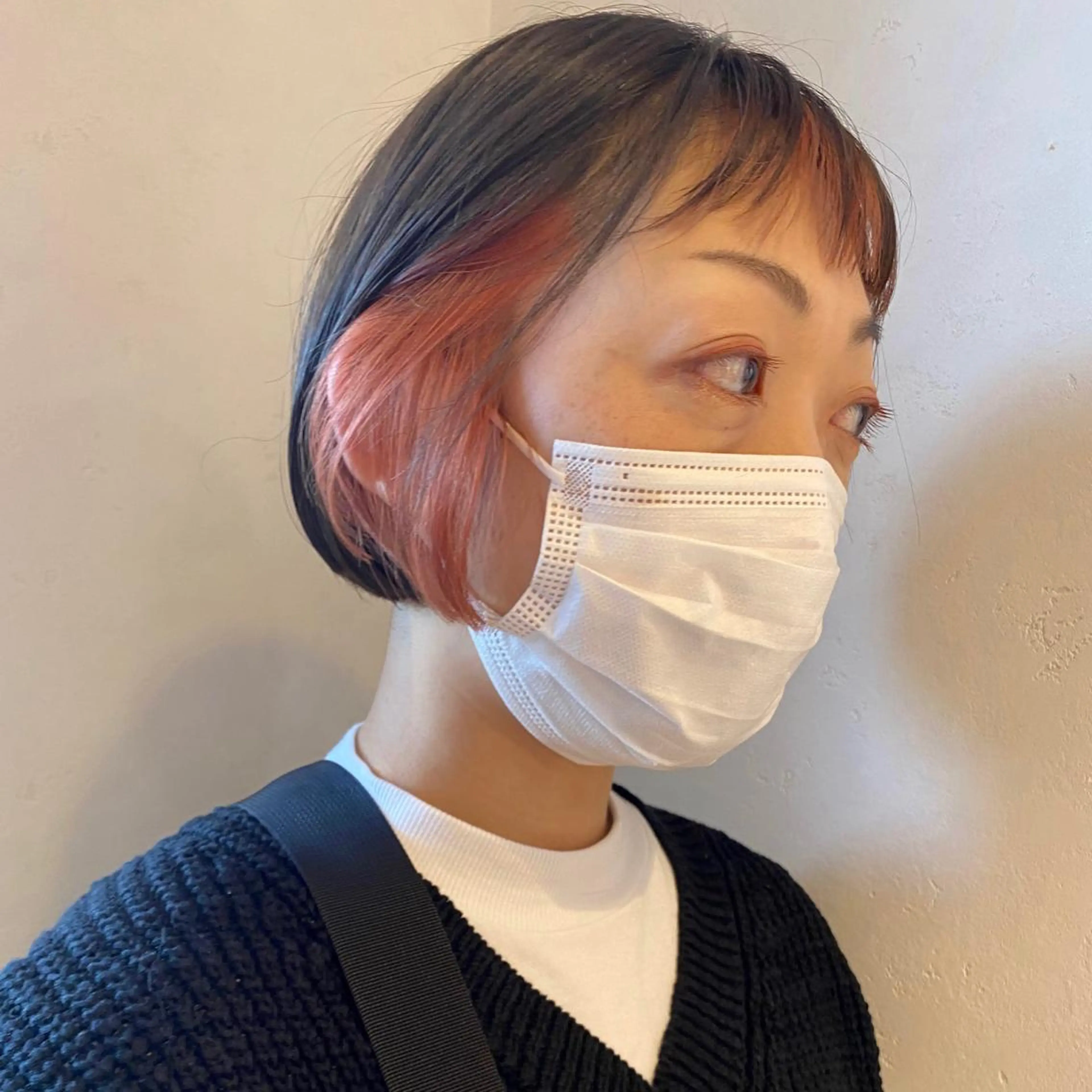 ショート カラー ボブ irwi/イルウィ所属・miku🎀門前仲町 ブリーチ・レイヤーのヘアスタイル