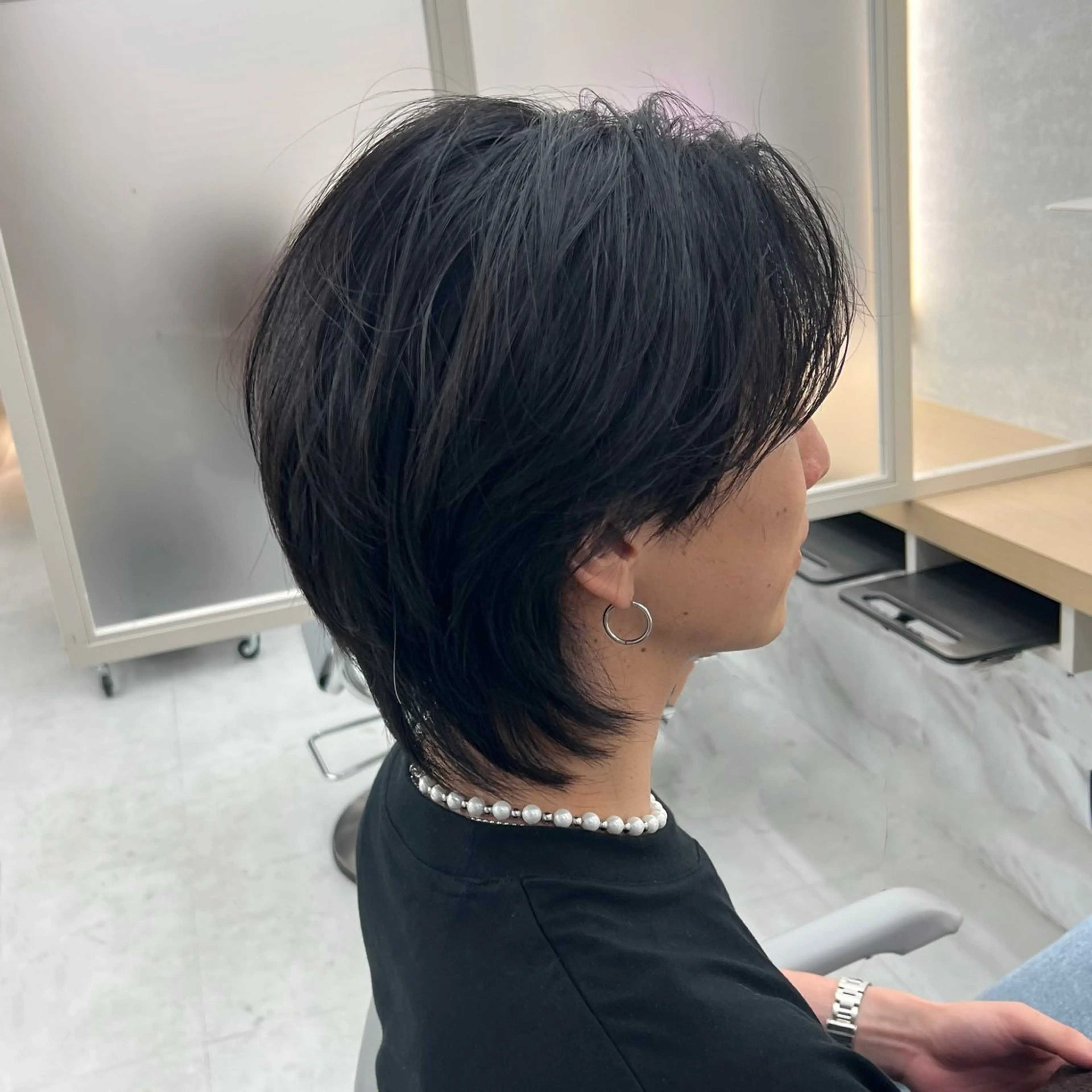 パーマ メンズ メンズ韓国風 youres hair 髪質改善トリートメント&ヘッドスパ  新宿三丁目店【ユアーズヘア】所属・🦋透明感カラー 👑NODOKA🦋のヘアスタイル