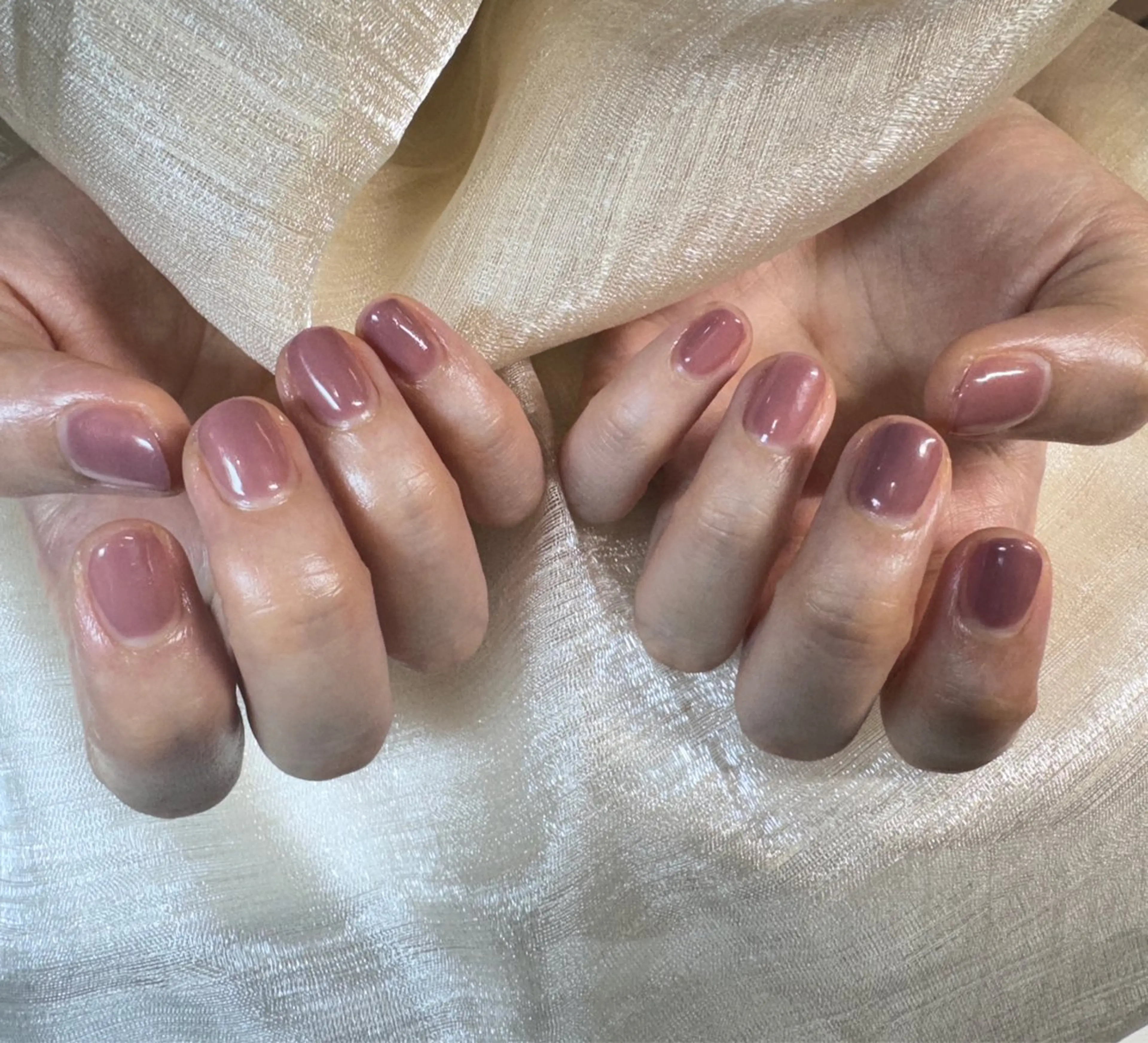 ネイル ワンカラーネイル トータルビューティー サロンワンダーのマツエク・マツパデザイン