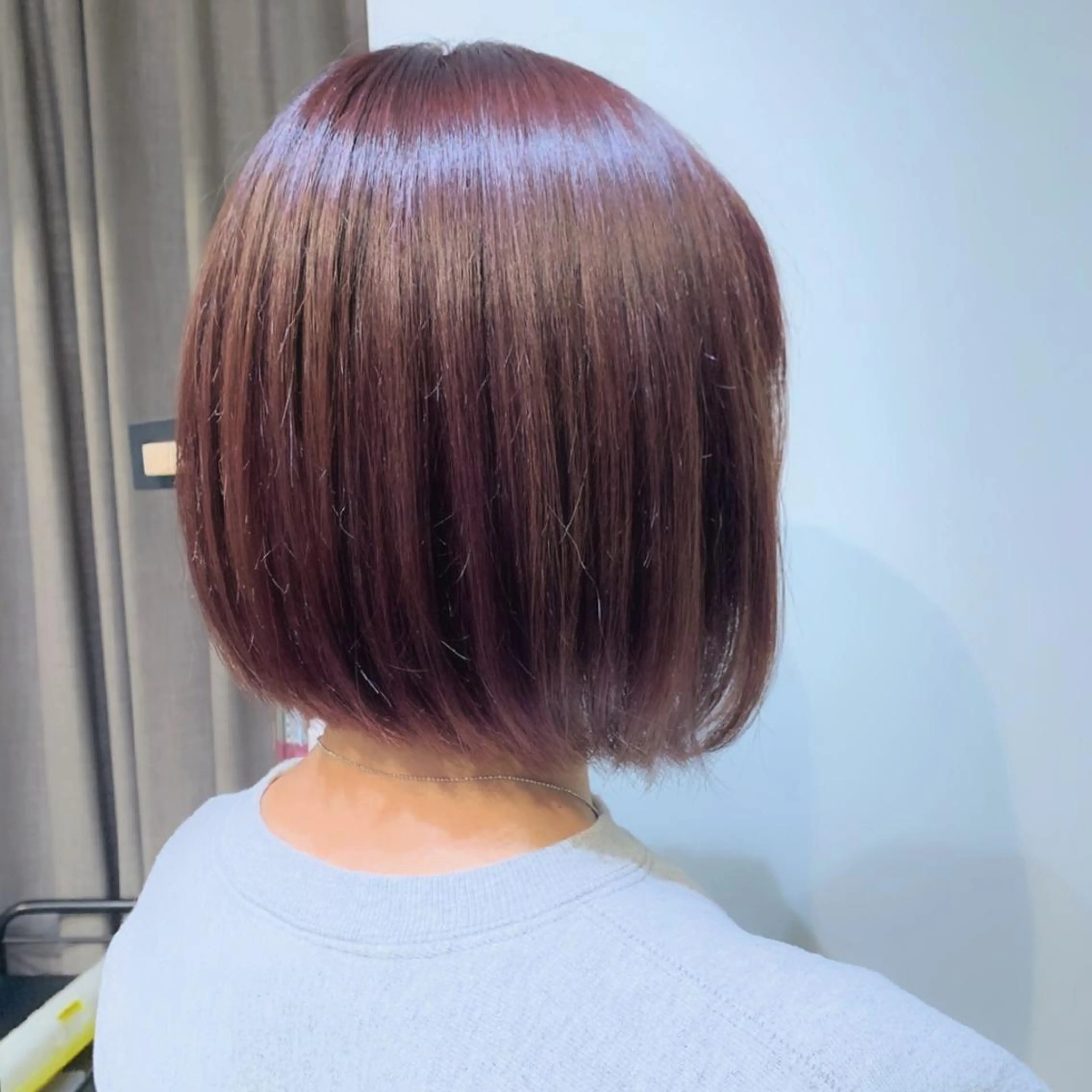 ショート ボブ カット ヘアカラー トリートメント salowin新宿三丁目店所属・🖤小顔ボブ/ウルフ レイヤー🖤山本諒のヘアスタイル