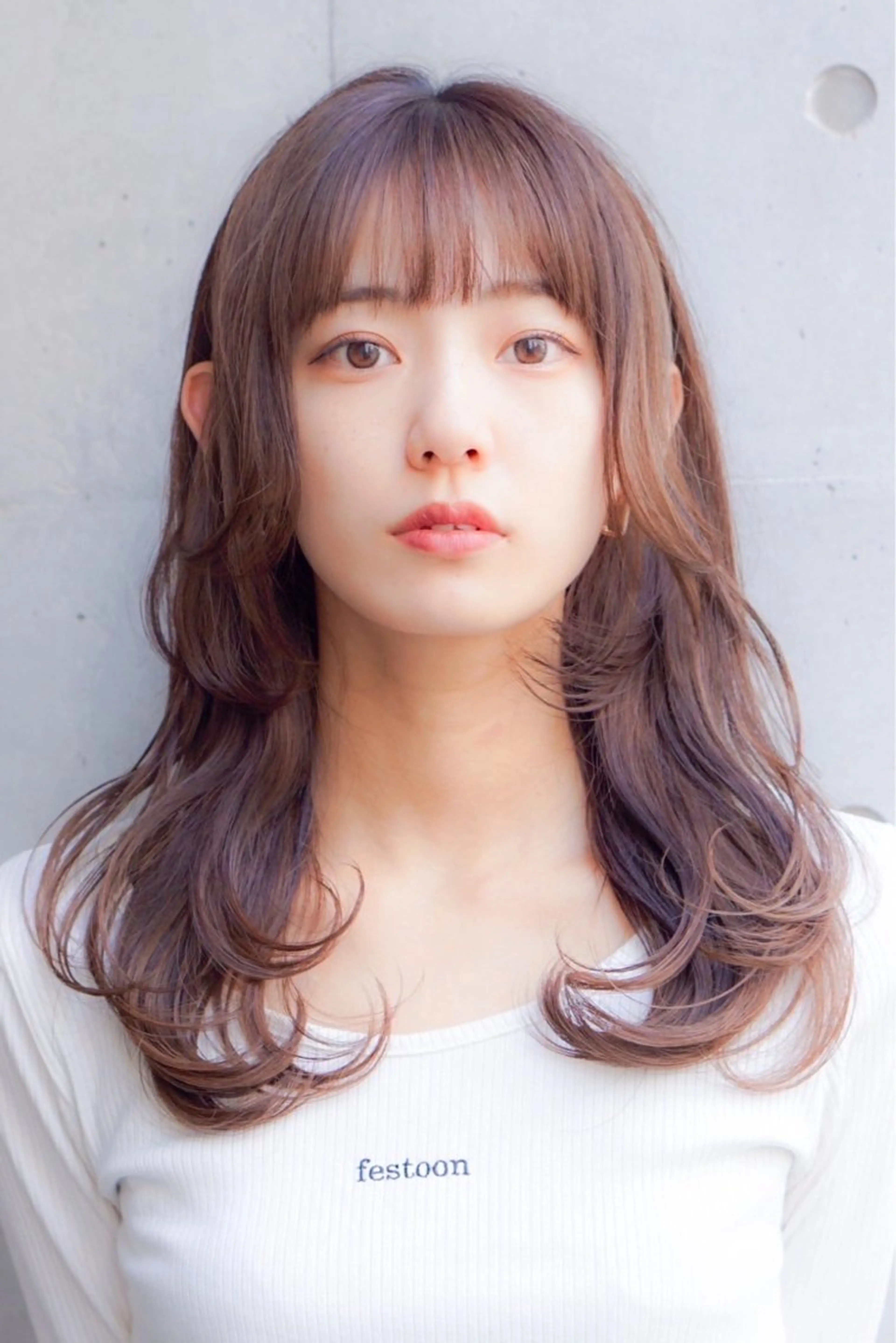 【話題のフローディア】髪質改善カラー+トリートメント ¥10000 ロング別の写真