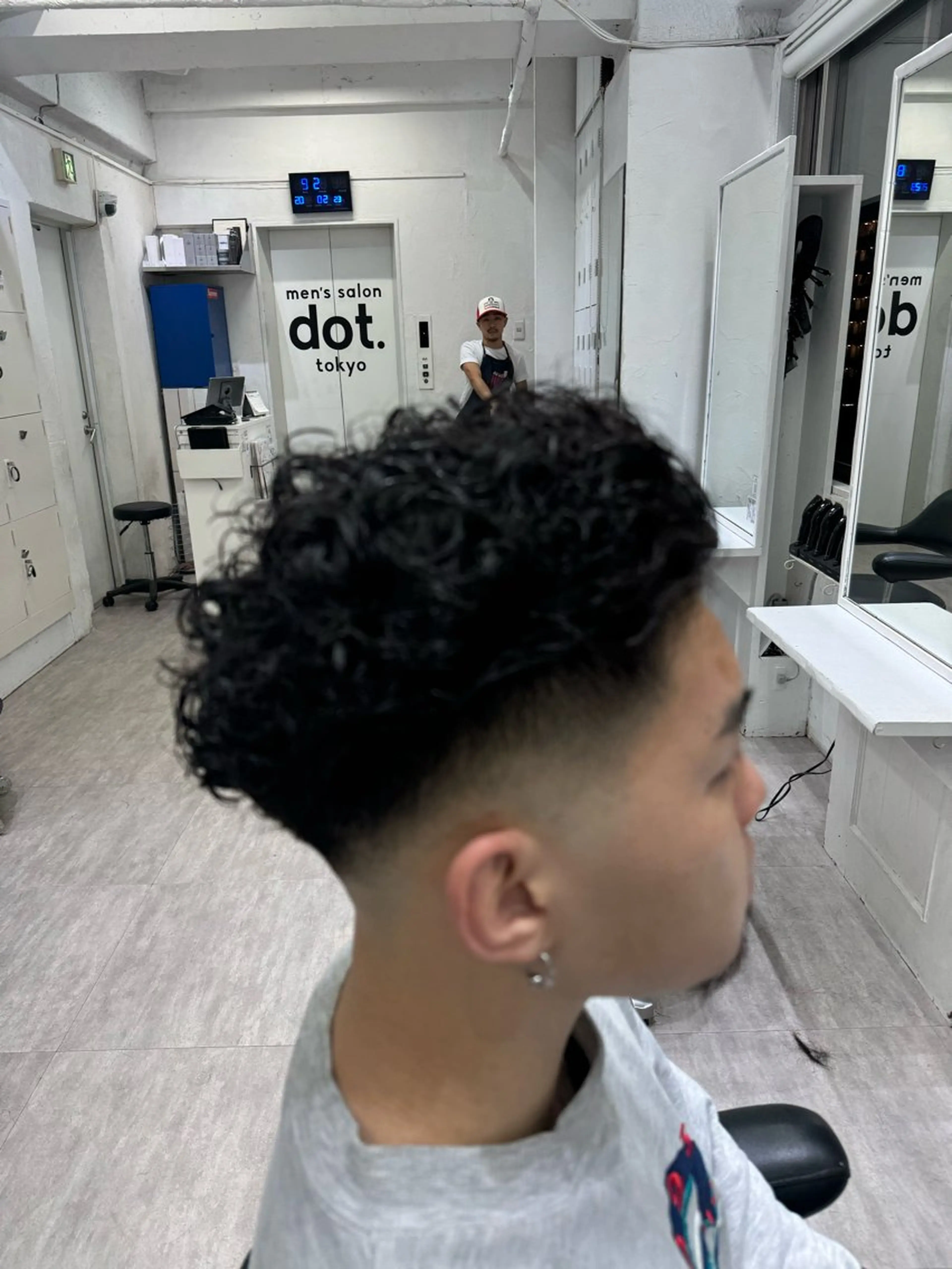 ショート パーマ メンズ ✨️メンズカット 長谷野真吾✨️のヘアスタイル
