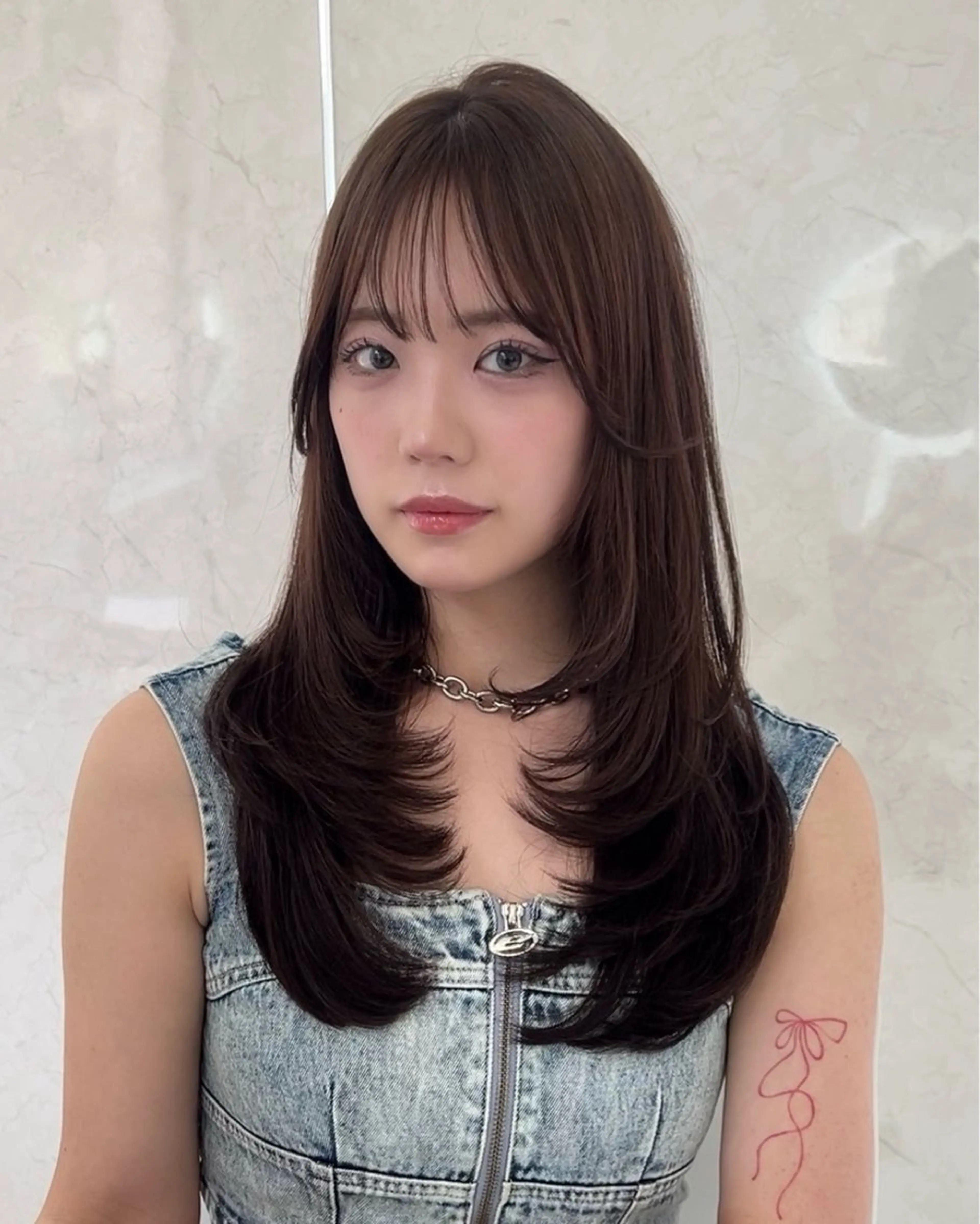 ロング 💖韓国風💖 レイヤー/LISAのヘアスタイル