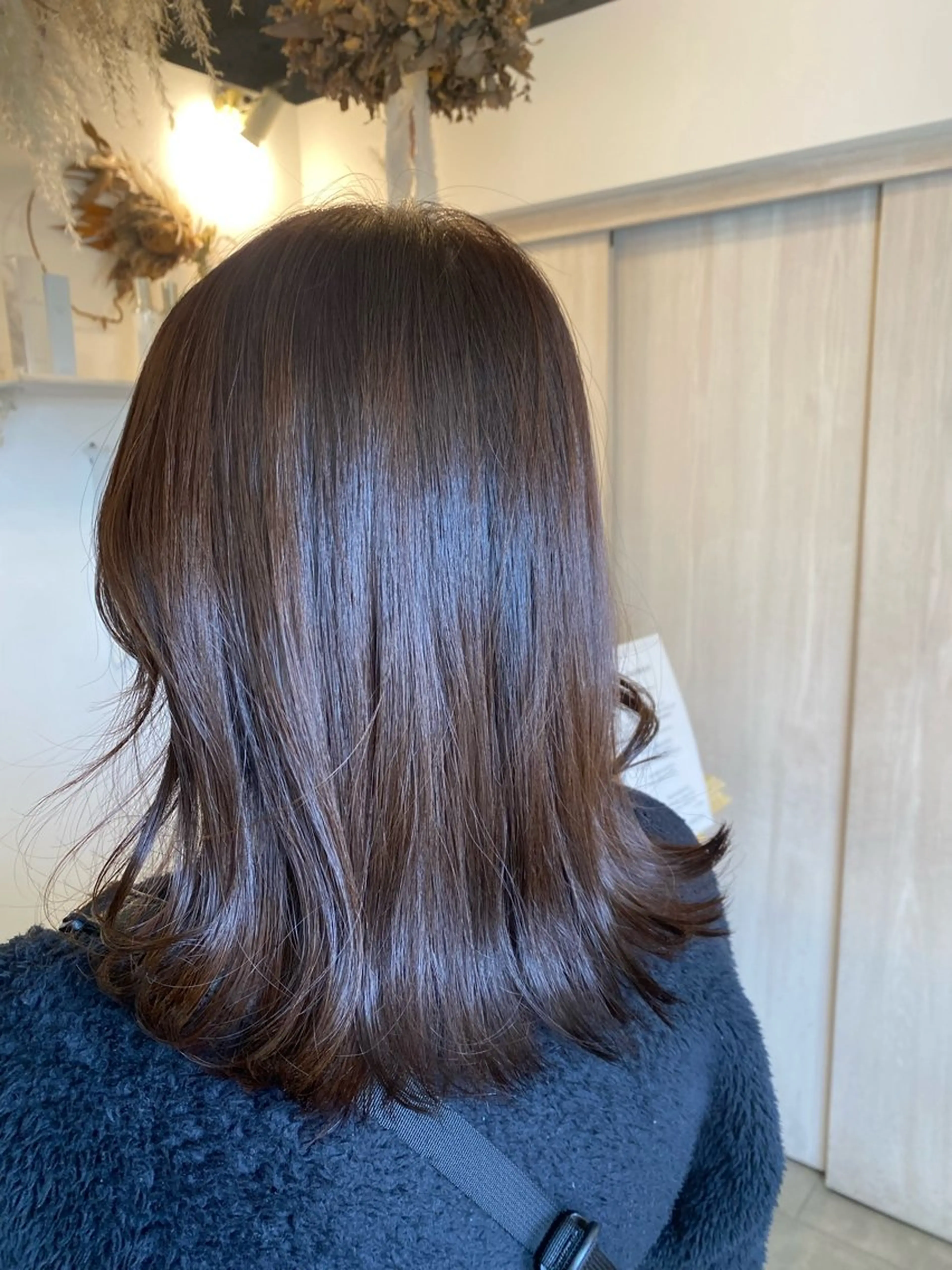 セミロング カラー ベージュカラー ヘアカラー トリートメント maya マヤのヘアスタイル
