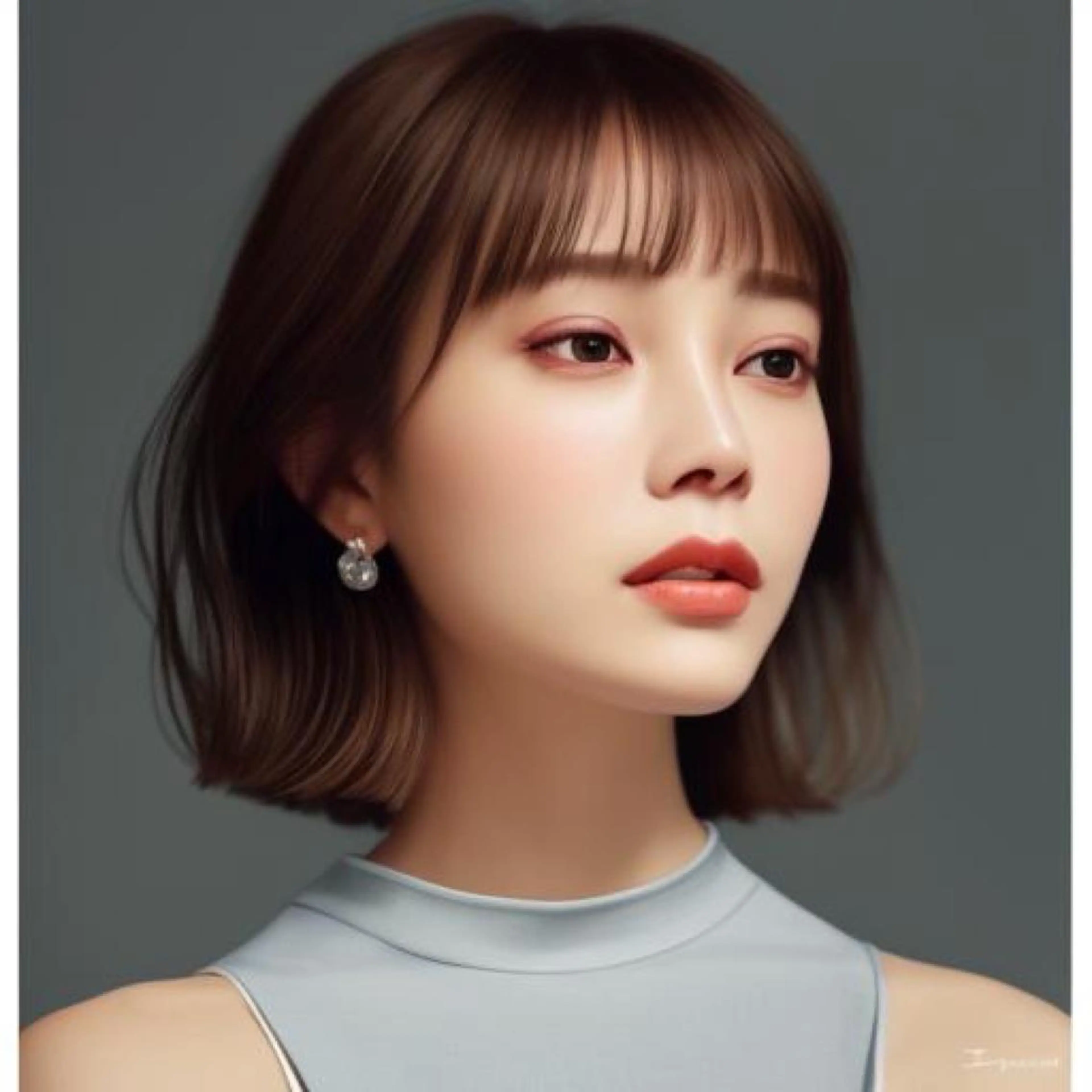 ミディアム カラー ヘアアレンジ カット ヘアカラー 表参道美容師ゆいか ♡ミディアムレイヤーのヘアスタイル