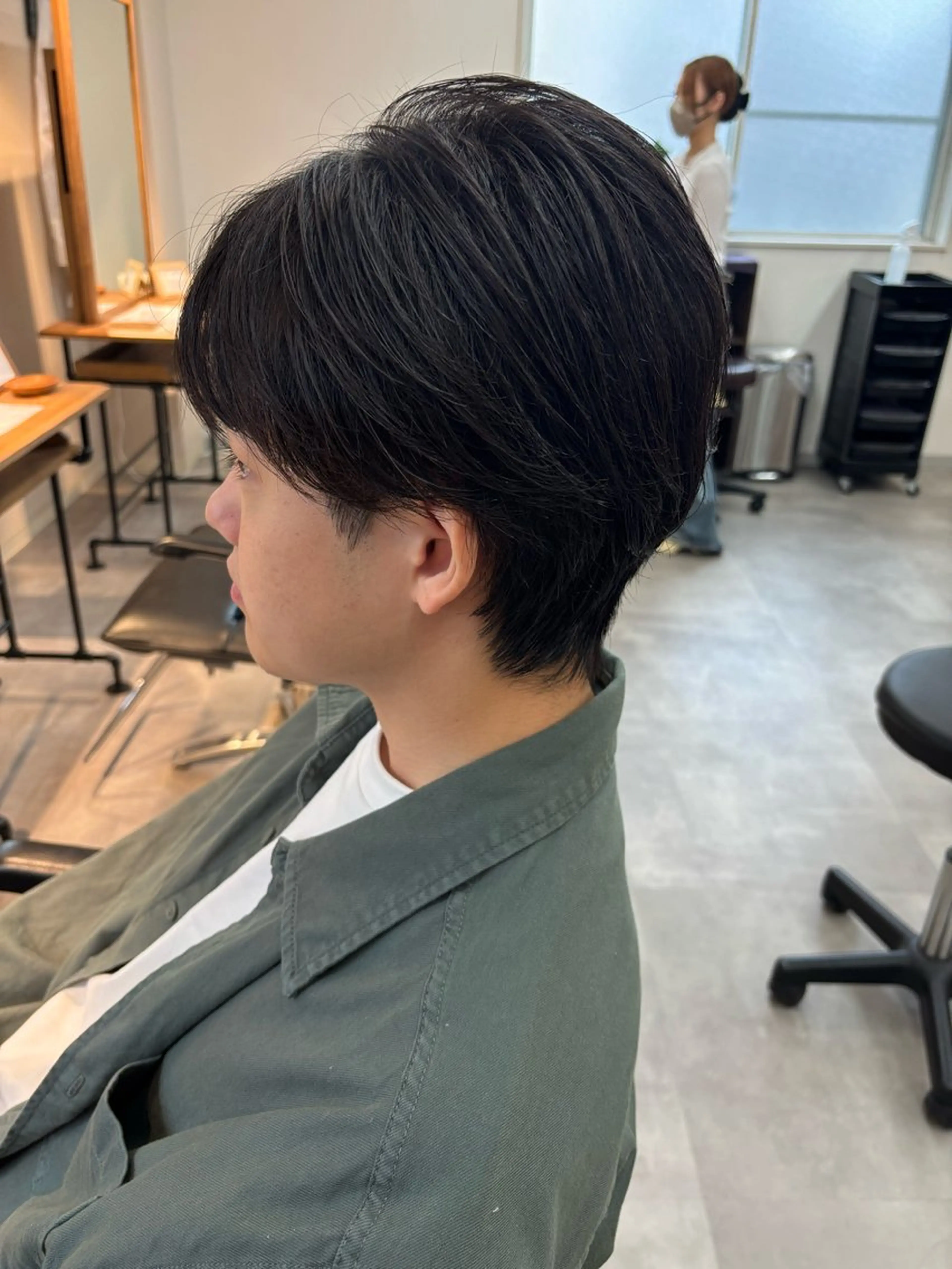 メンズ マッシュ シースルーマッシュ カット 関/ニュアンスパーマ メンズカット/千葉駅のヘアスタイル