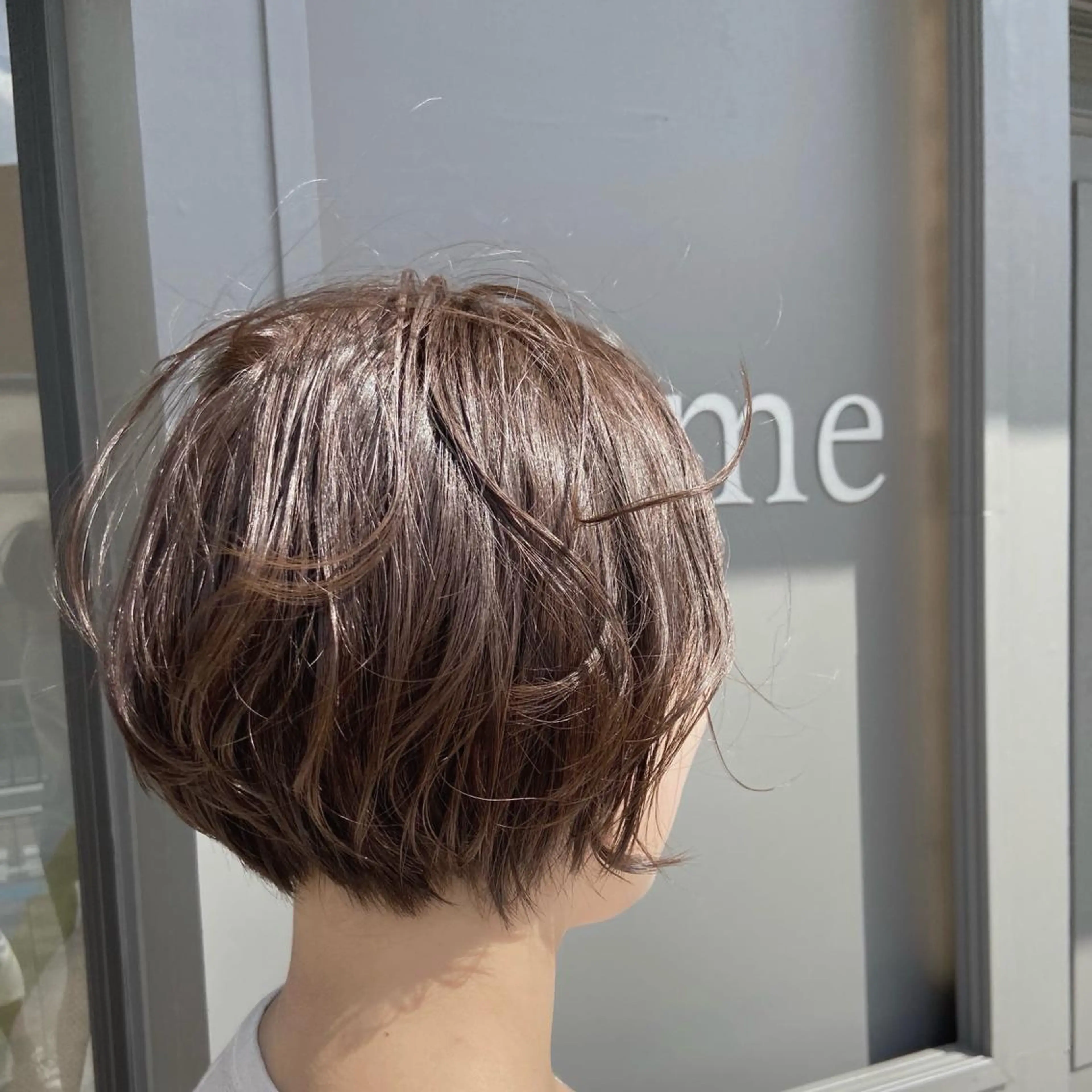ショート 丸みショート ショートヘア 峯 志帆のヘアスタイル