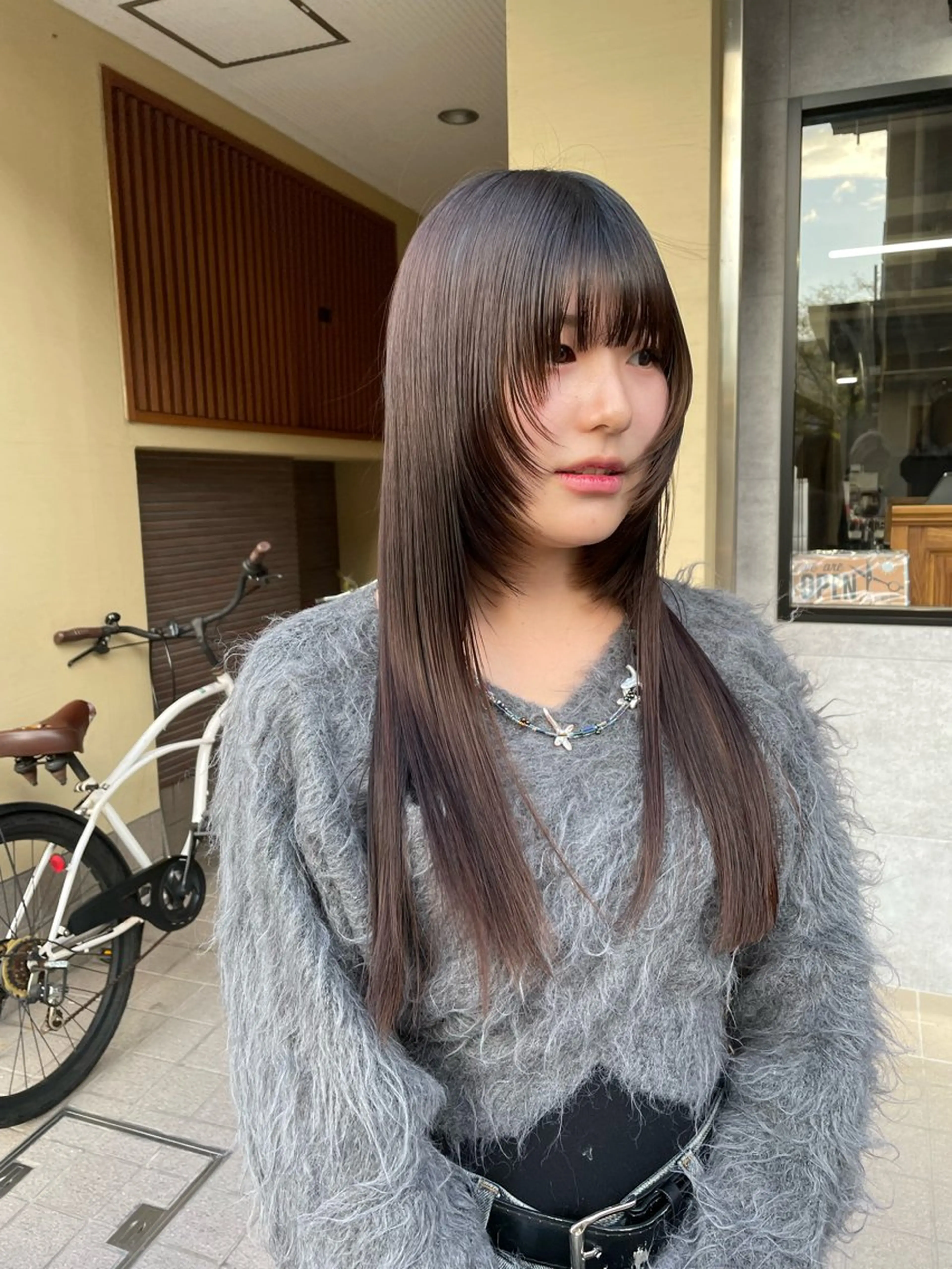 ロング カラー darts所属・マツダ レンのヘアスタイル