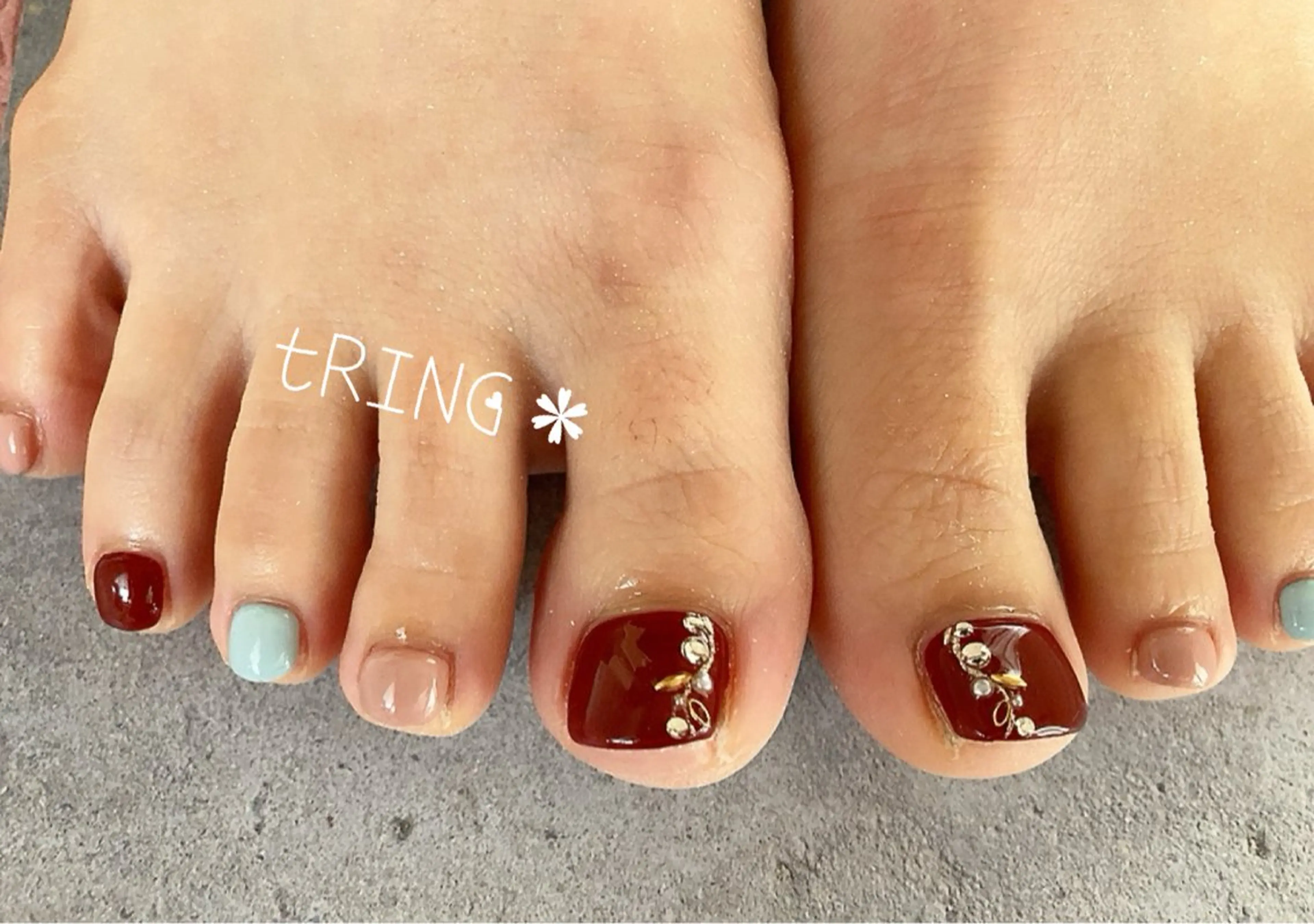 ネイル フットネイル tRING* しいの木台のネイルデザイン