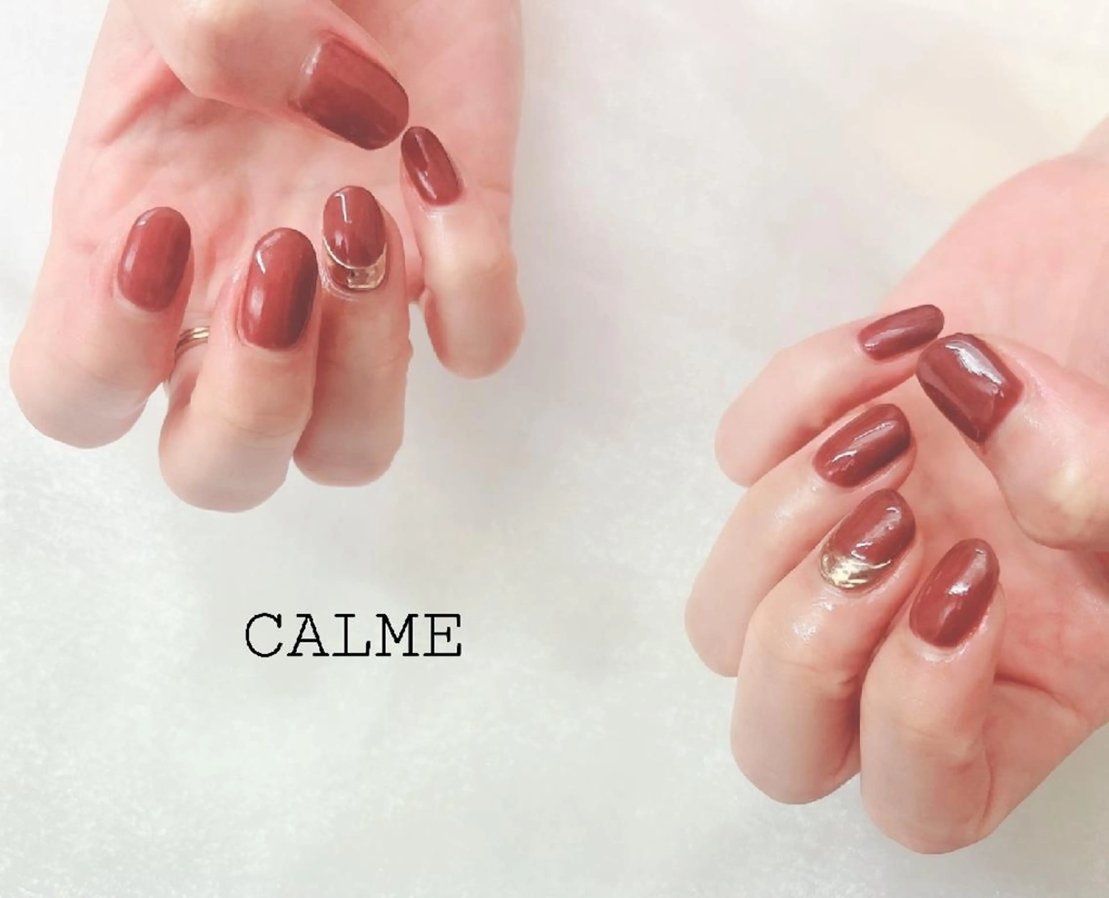 ネイル シンプルネイル CALME ♡のネイルデザイン