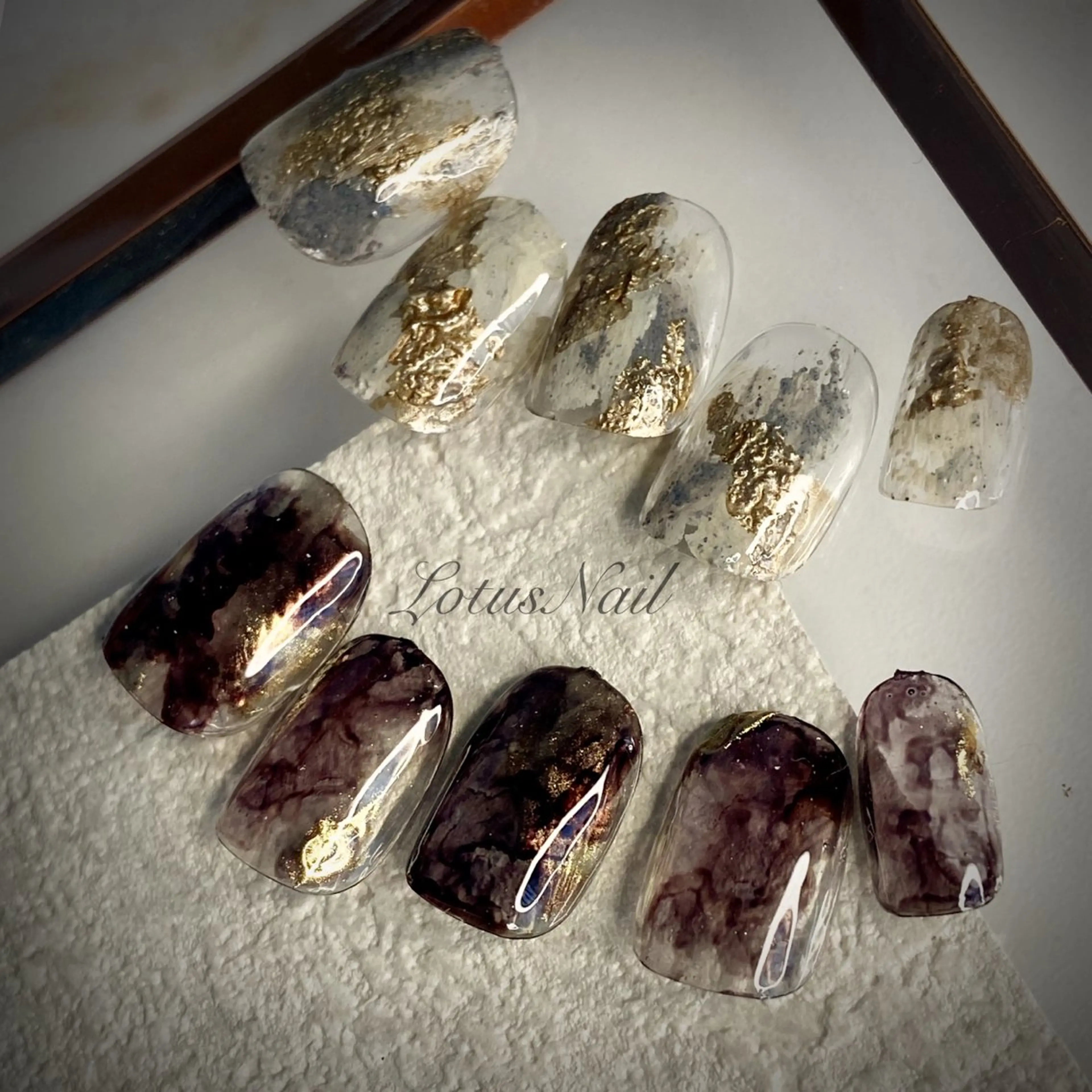 ネイル ニュアンスネイル ハンドネイル Lotus Nailのネイルデザイン