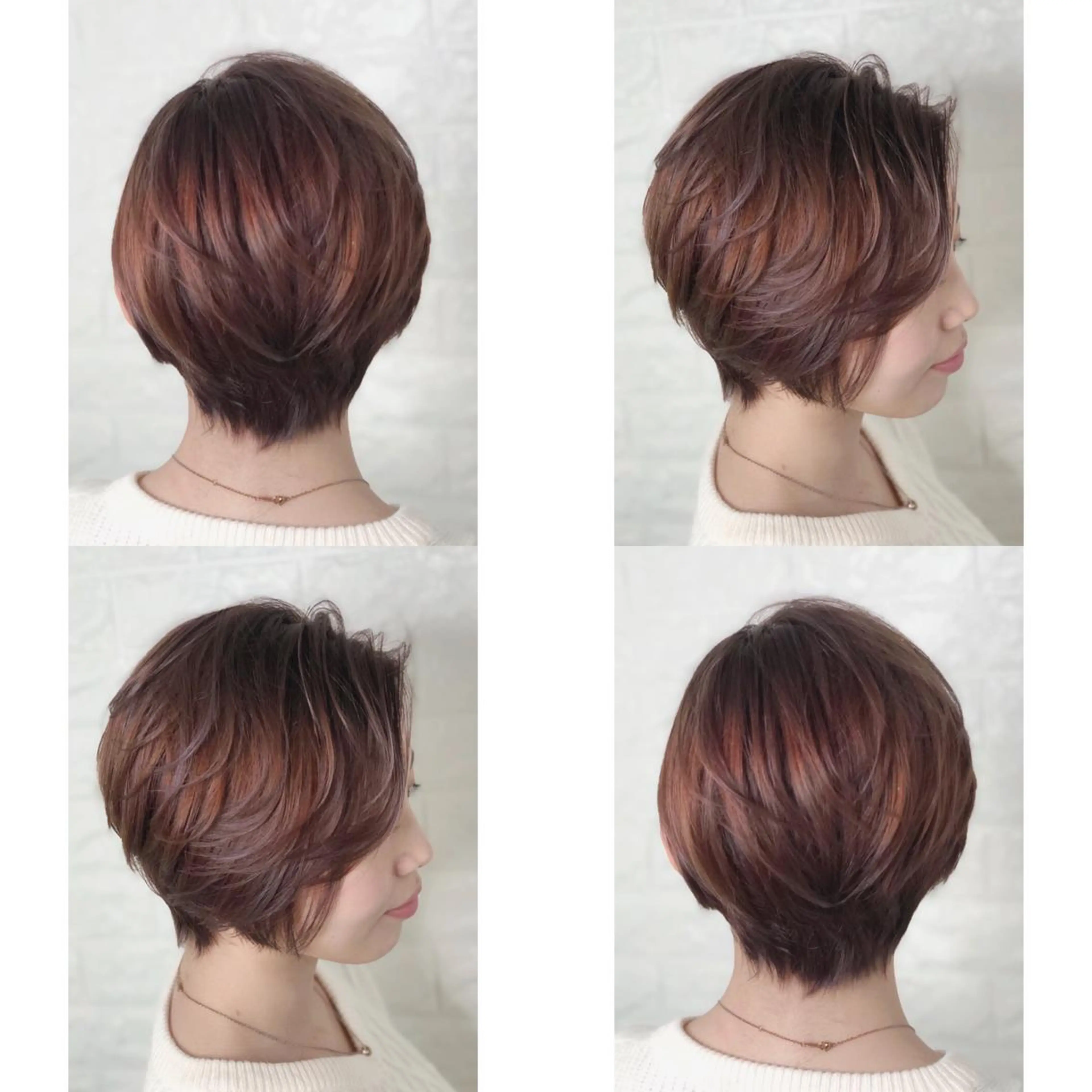 ショート カラー ブリーチ ケアブリーチ 透明感カラー イルミナカラー ピンクカラー KIZU 髪質改善 オカルト怪談のヘアスタイル