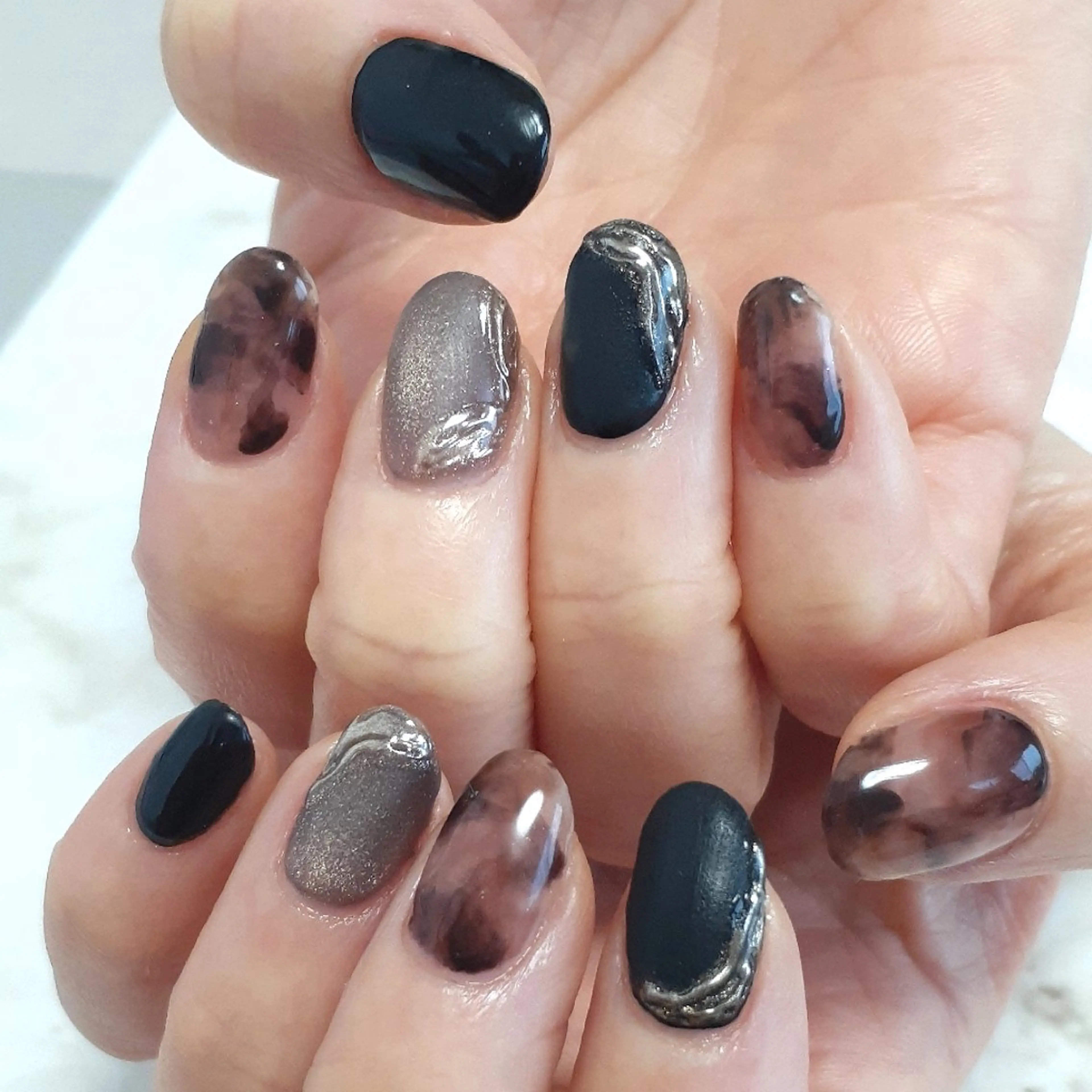 ネイル ニュアンスネイル ハンドネイル 池元 真由美のネイルデザイン