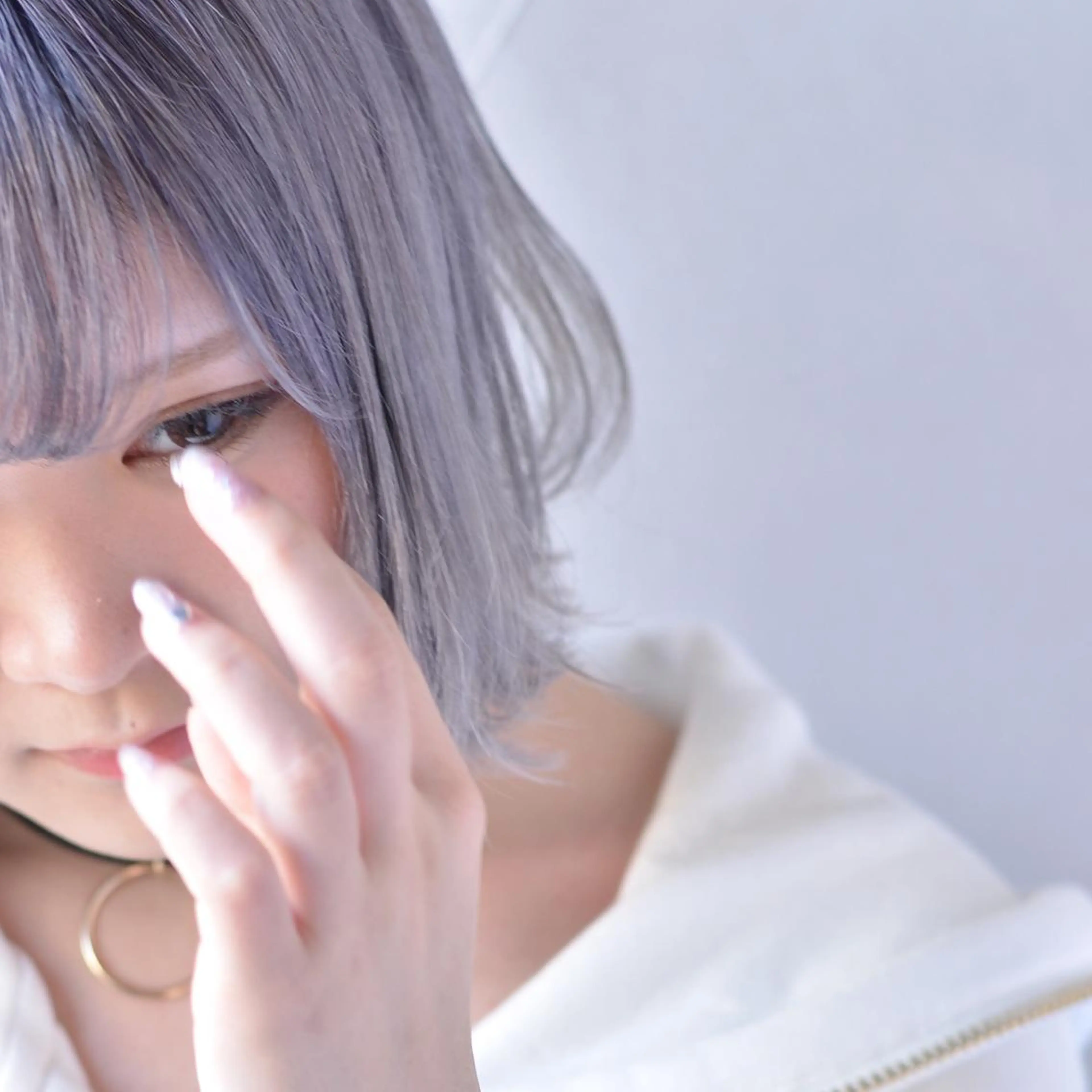 ショート カラー ヘアアレンジ グラデーションカラー ラベンダーカラー autre所属・大久保 ひでなりのヘアスタイル