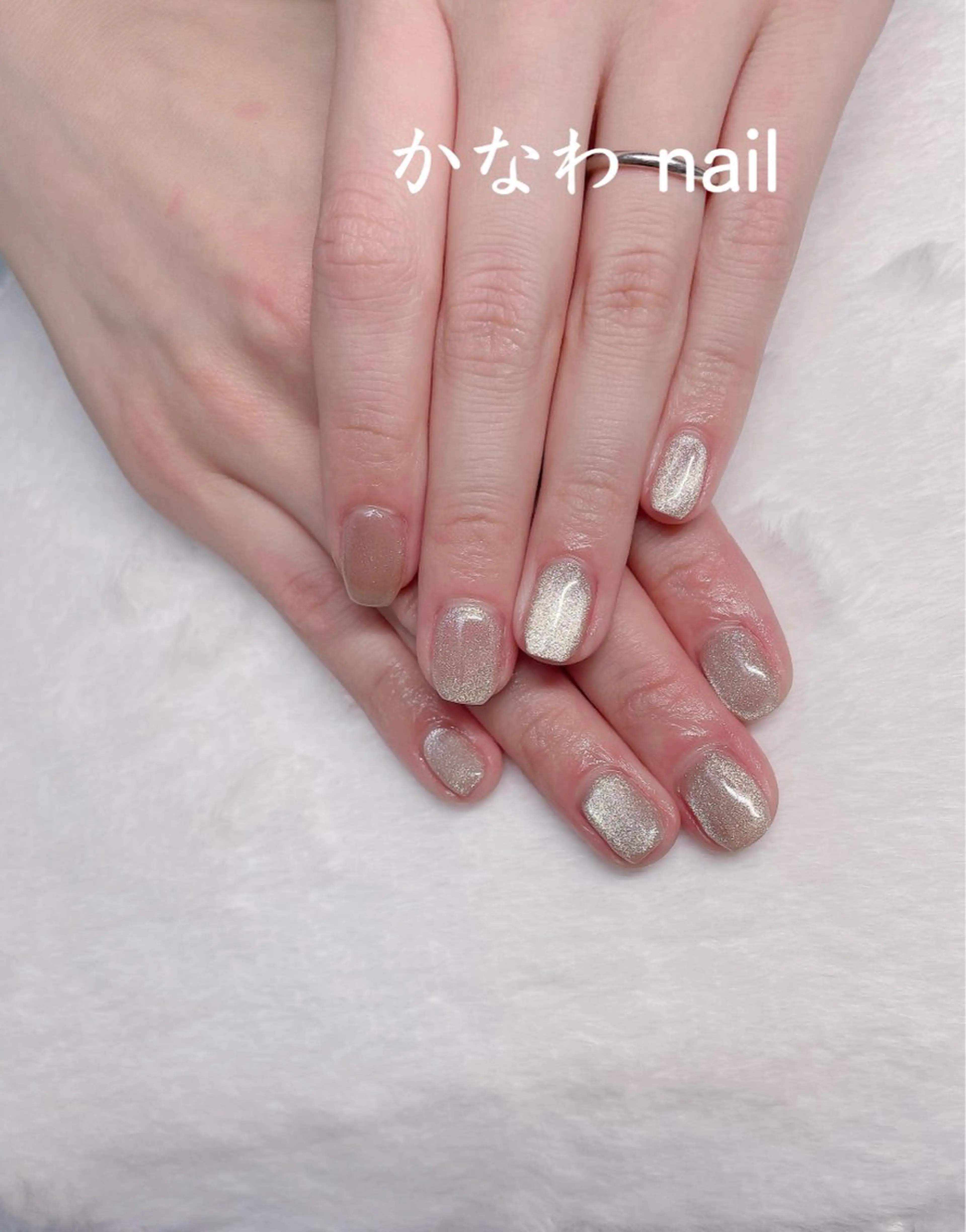 ネイル ゴールド シンプルネイル かなわ nailのネイルデザイン