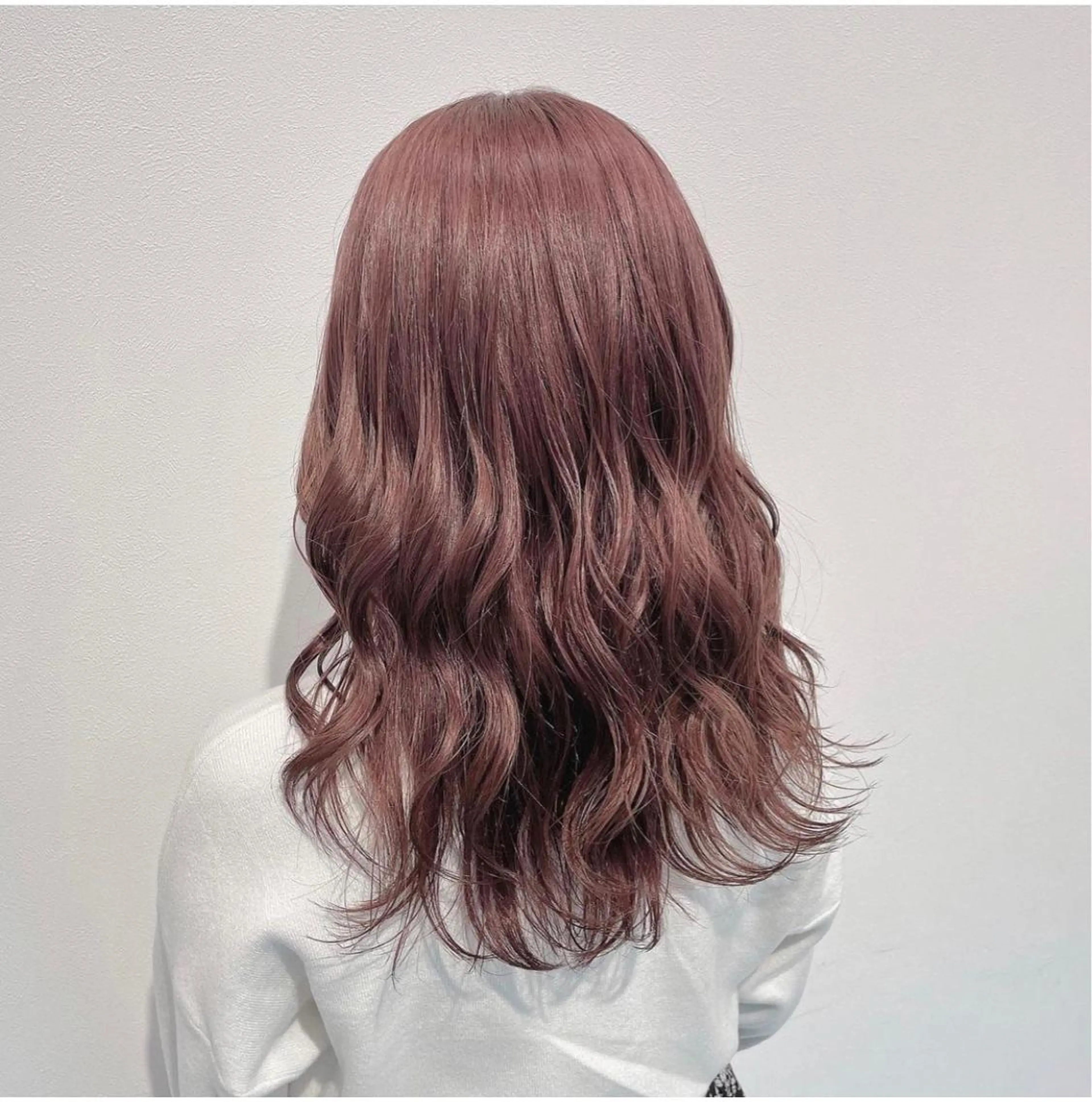 ロング カラー ピンクカラー カット ヘアカラー トリートメント カミノア所属・8月予約解放しました イルミナ公認荒井のヘアスタイル