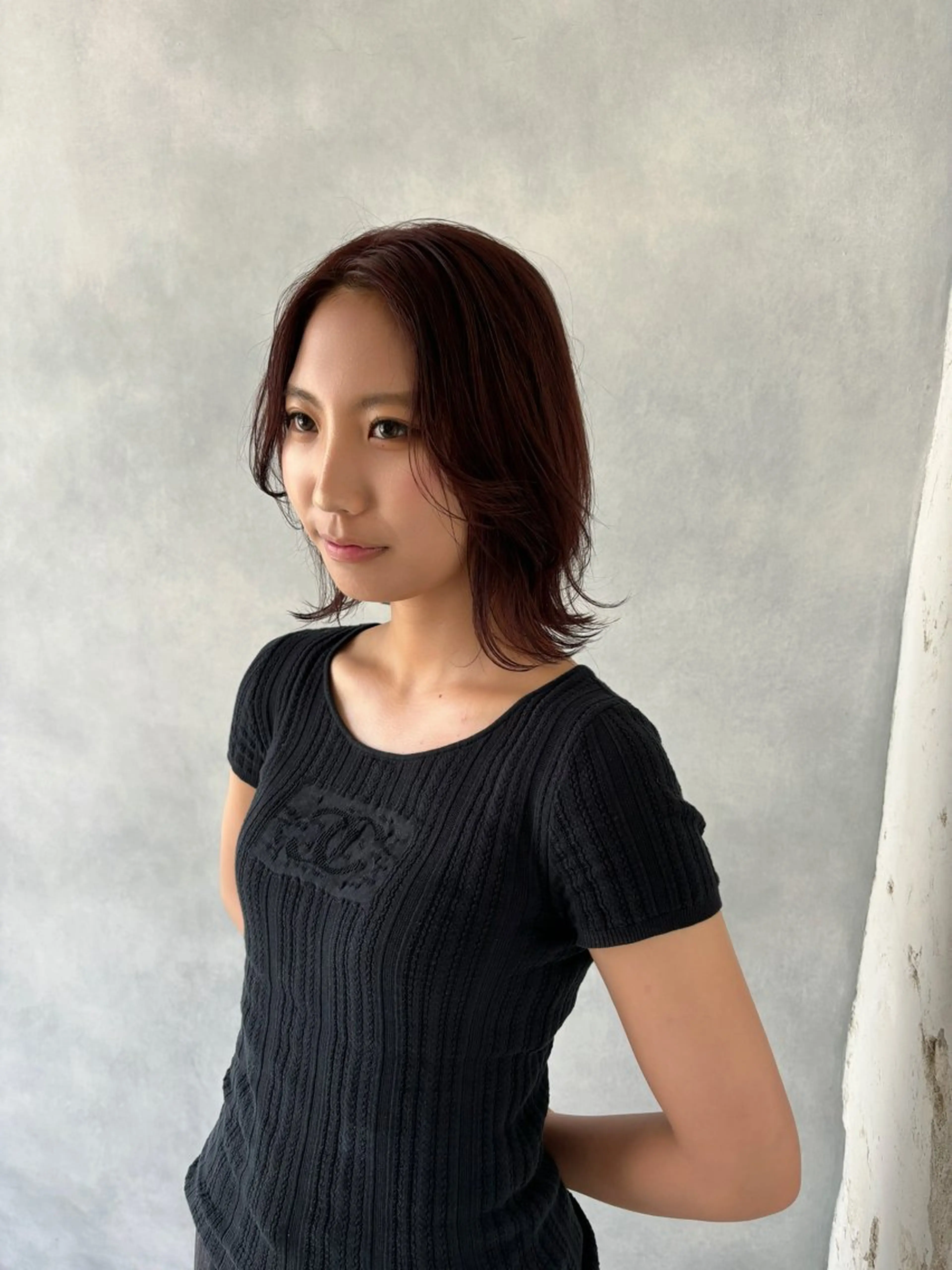 ミディアム カラー ヘアアレンジ ブリーチ ブリーチなしカラー カット ヘアカラー 🌈難波🌈ベージュ カラー【ヒロム】のヘアスタイル