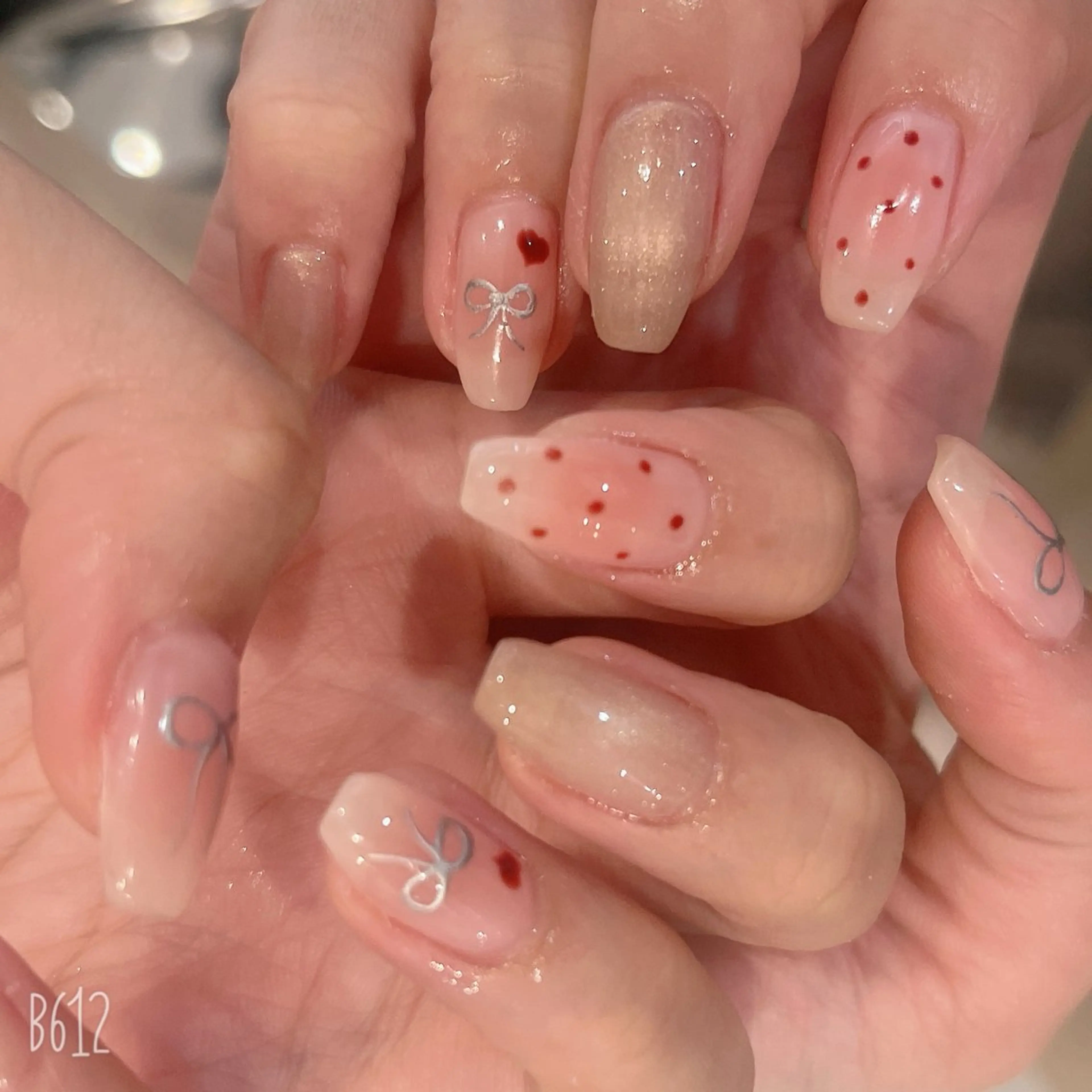 ネイル カジュアル 穎 アオリのネイルデザイン