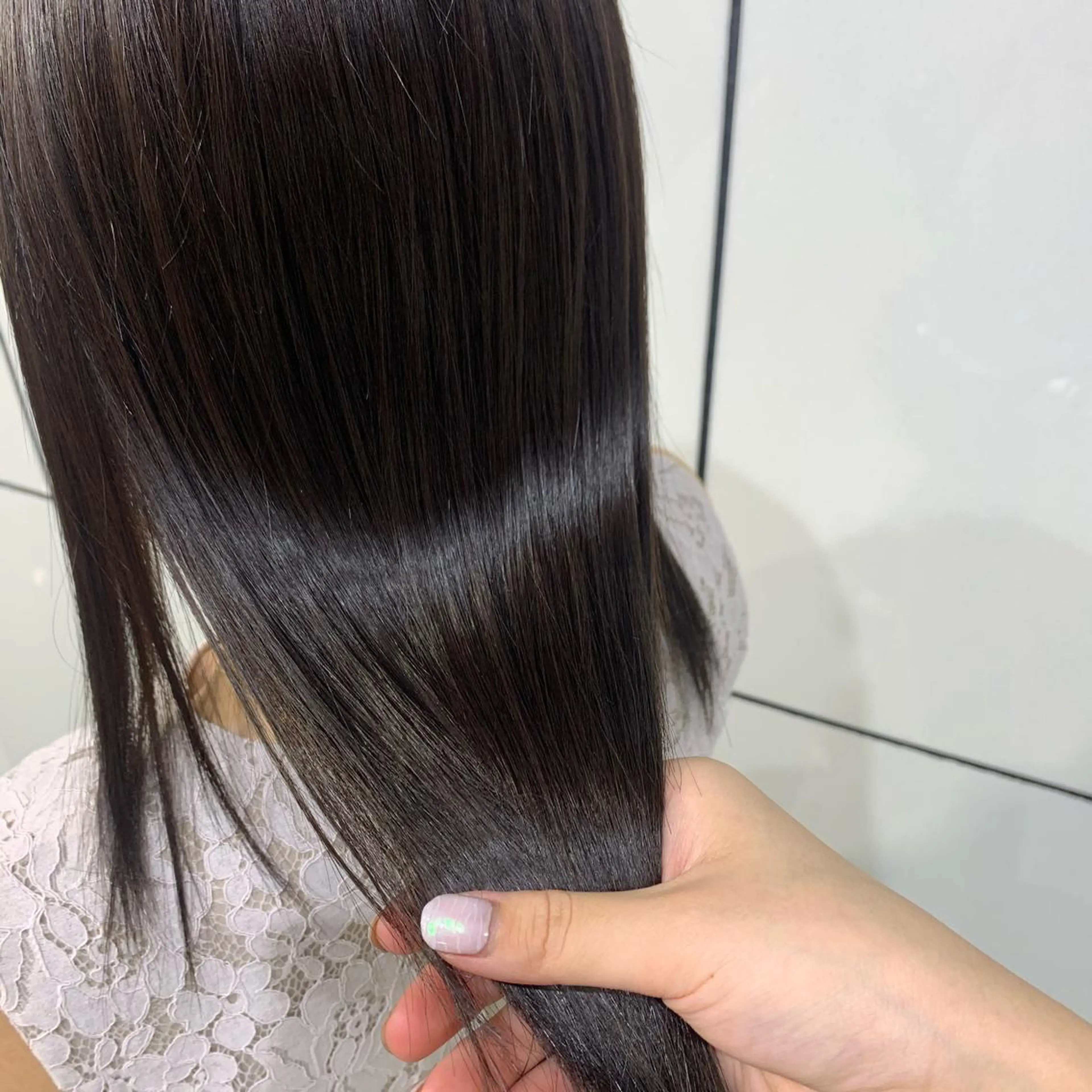 セミロング トリートメント 韓国ヘア🦋 MIYUのヘアスタイル