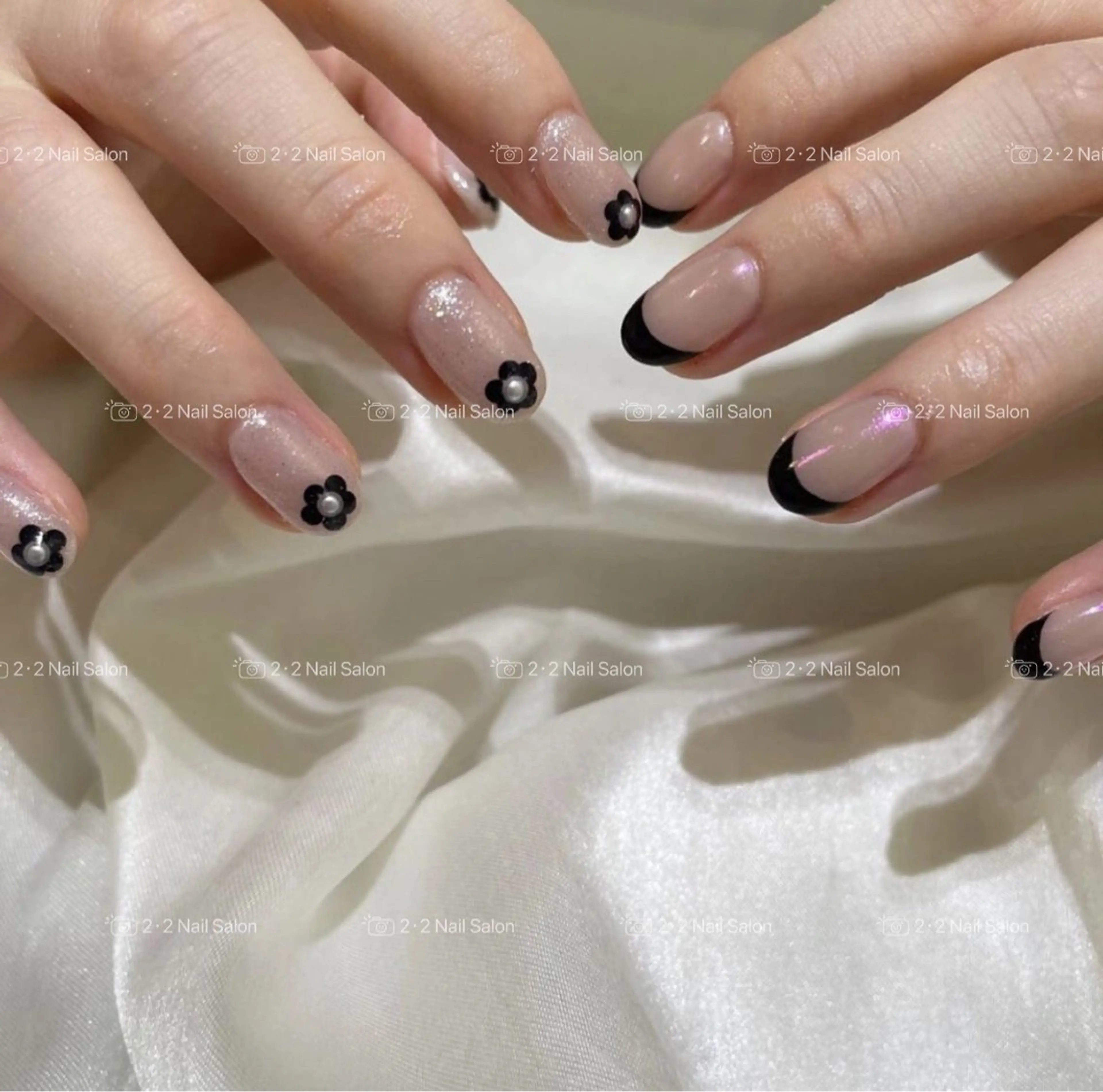 ネイル ハンドネイル 🦋y y Nail 🤍のネイルデザイン