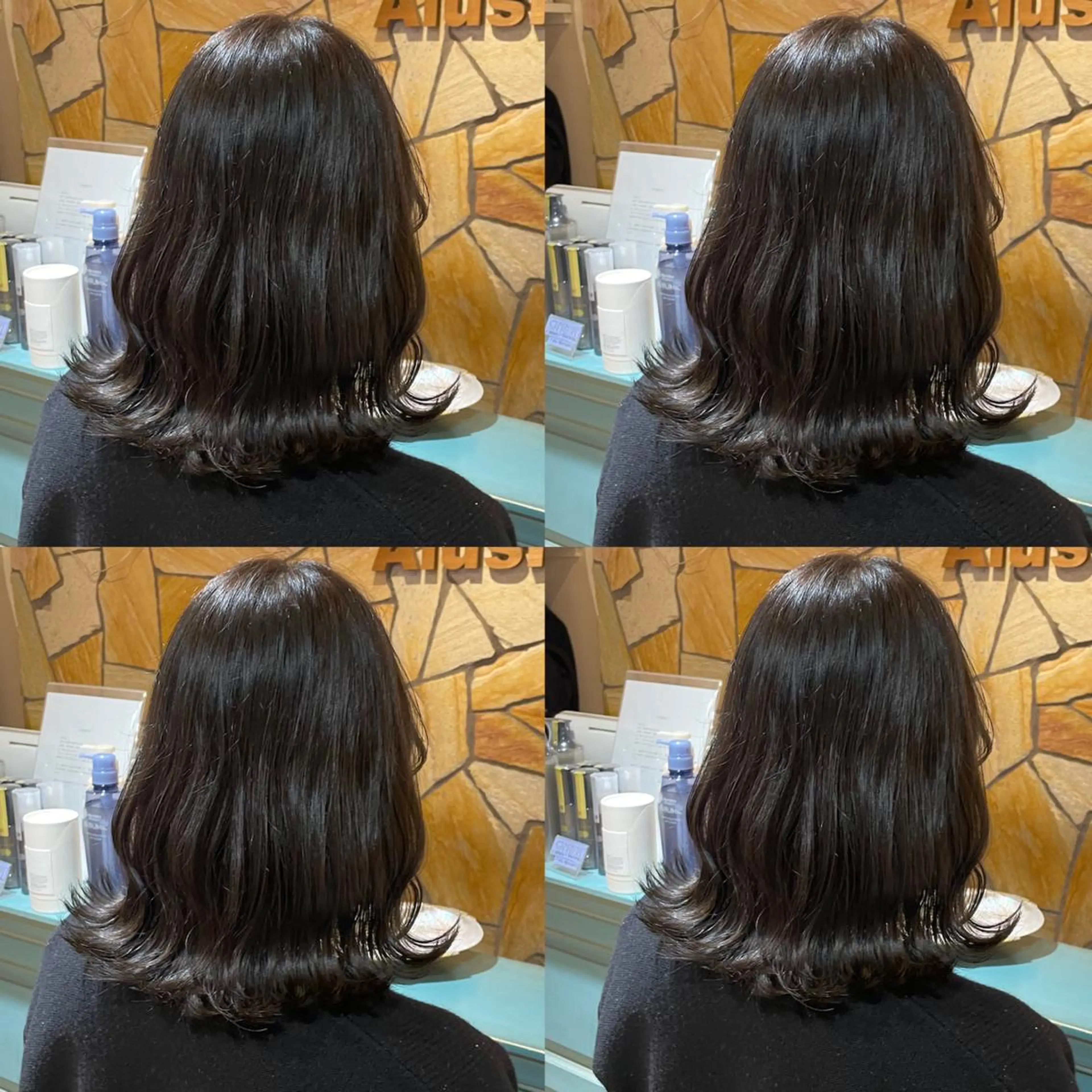ミディアム カラー カット ヘアカラー 艶カラー🦋髪質改善 🫧MINAMIのヘアスタイル