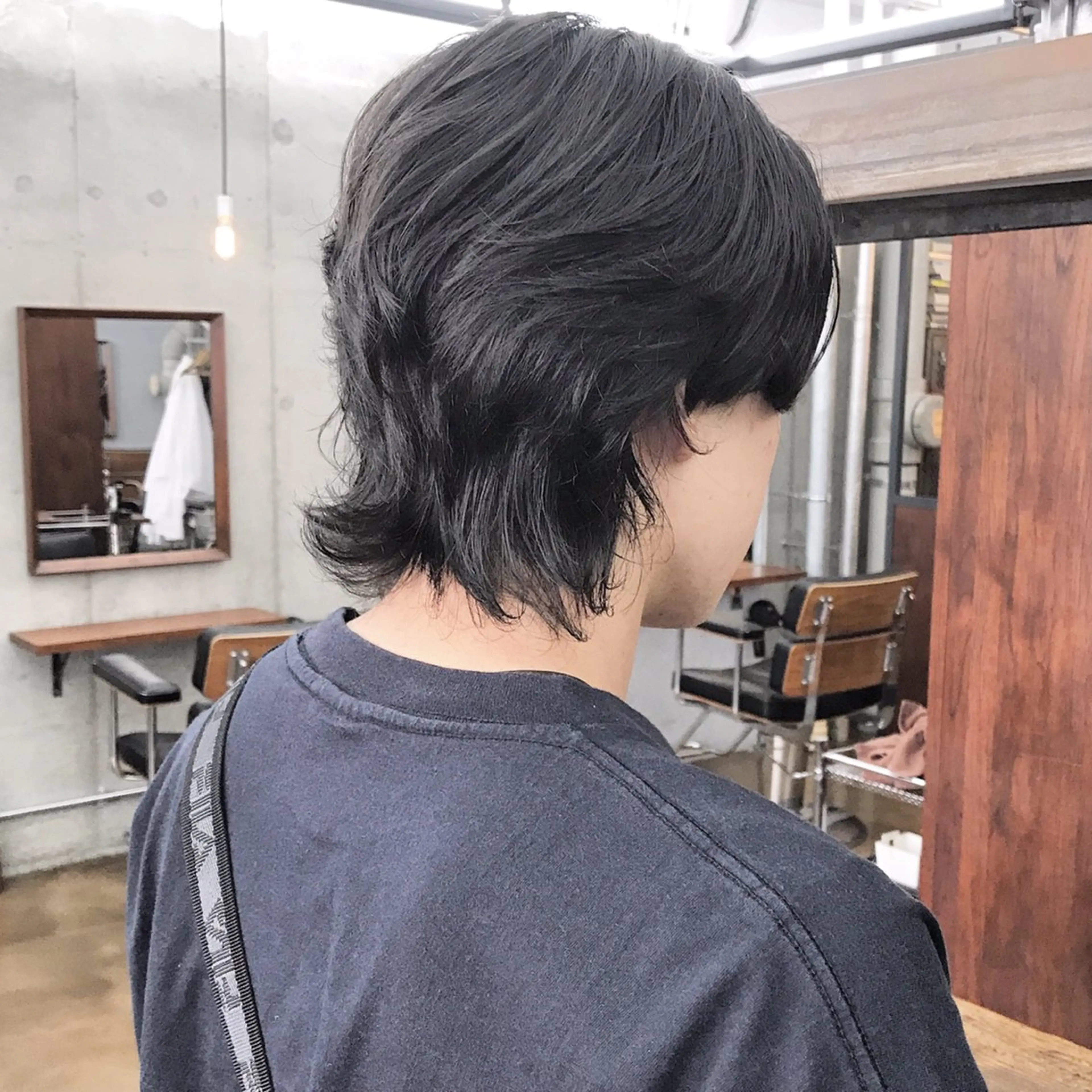 ショート パーマ メンズ メンズウルフカット ショートヘア ウルフカット カット パーマ ヘアセット ✂︎ウルフ・ショート ✂︎MIKUNIのヘアスタイル