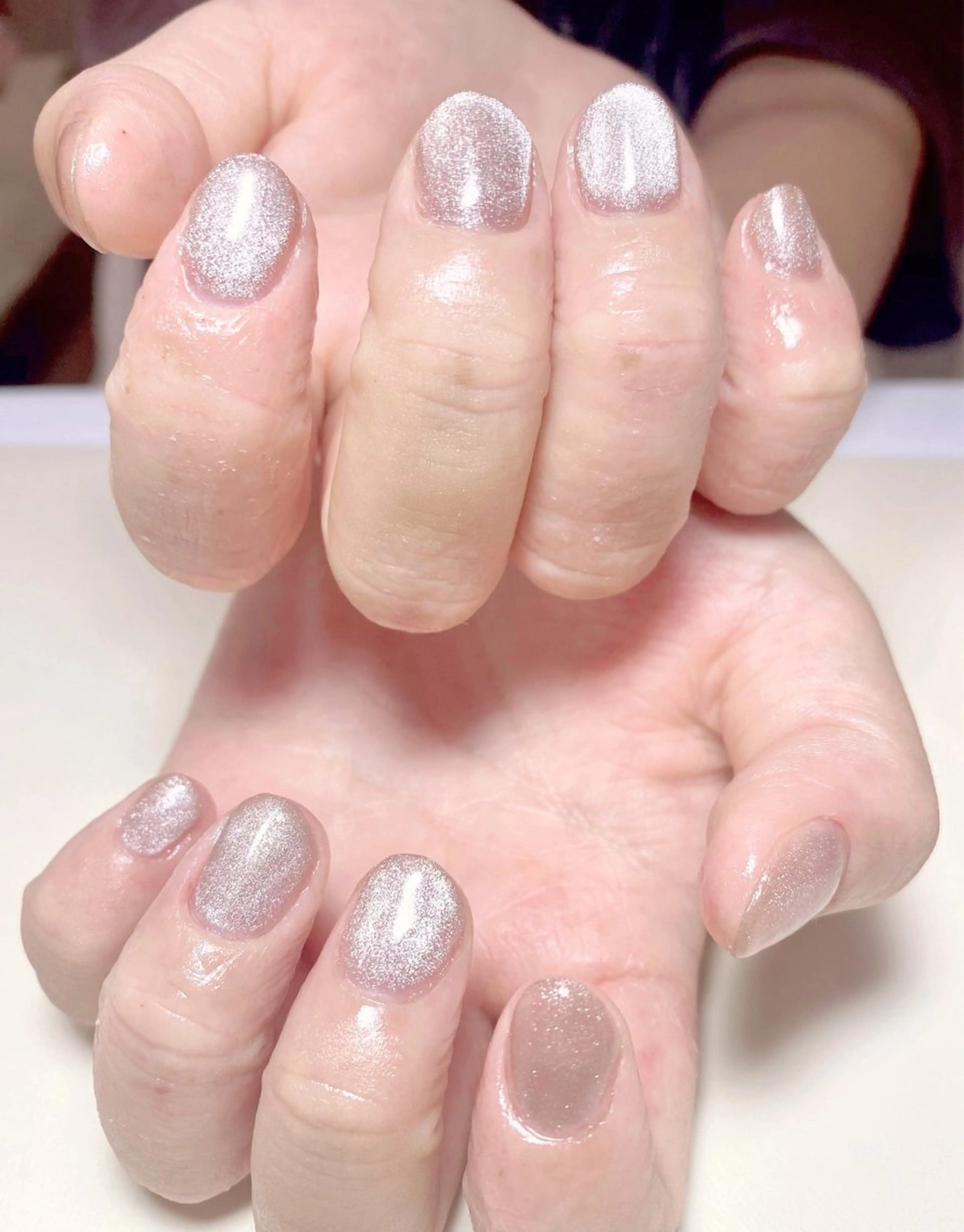 ネイル マグネットネイル ハンドネイル Nail Salon K 🧸美爪育成のネイルデザイン