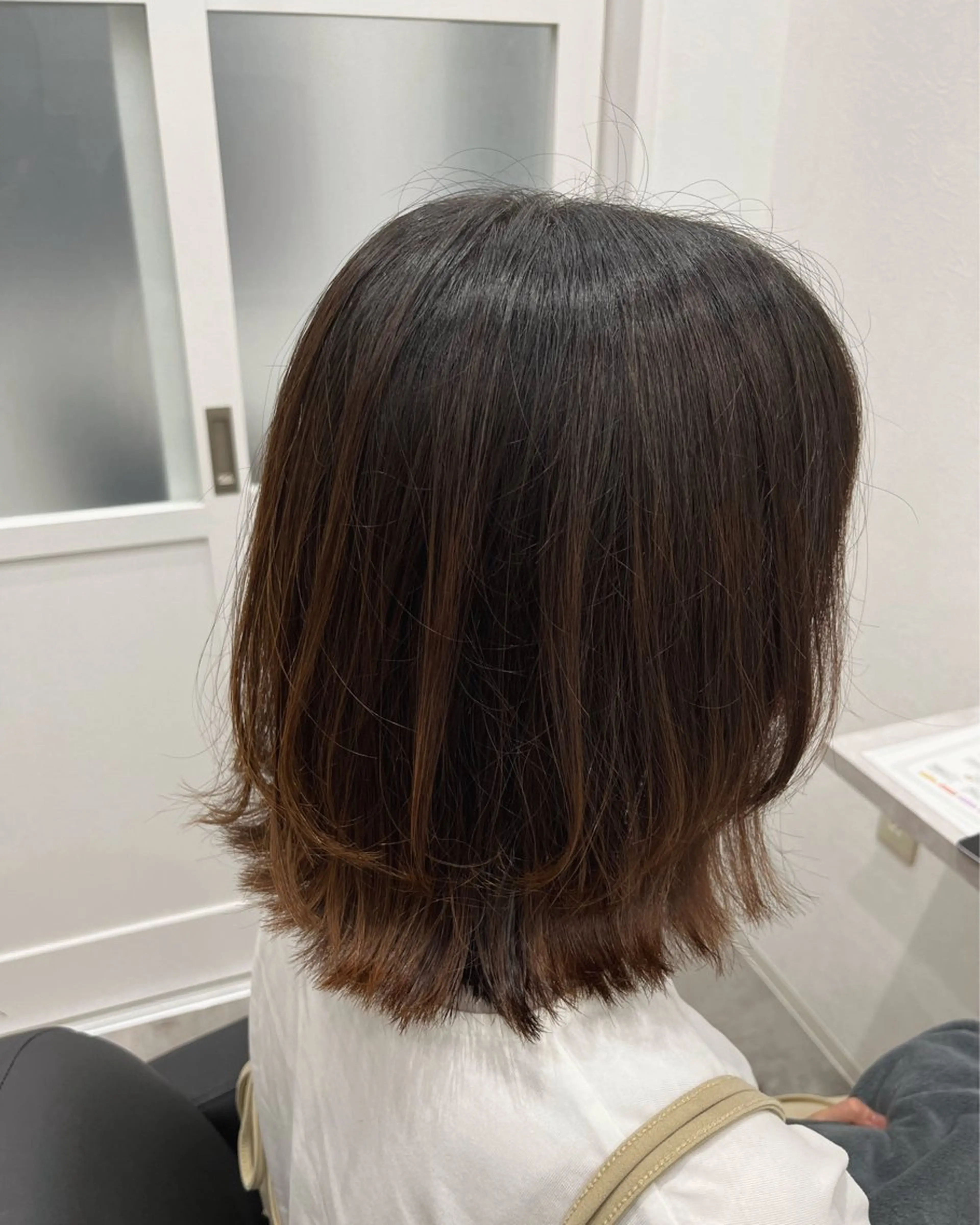 ミディアム ゆうか 🤍のヘアスタイル
