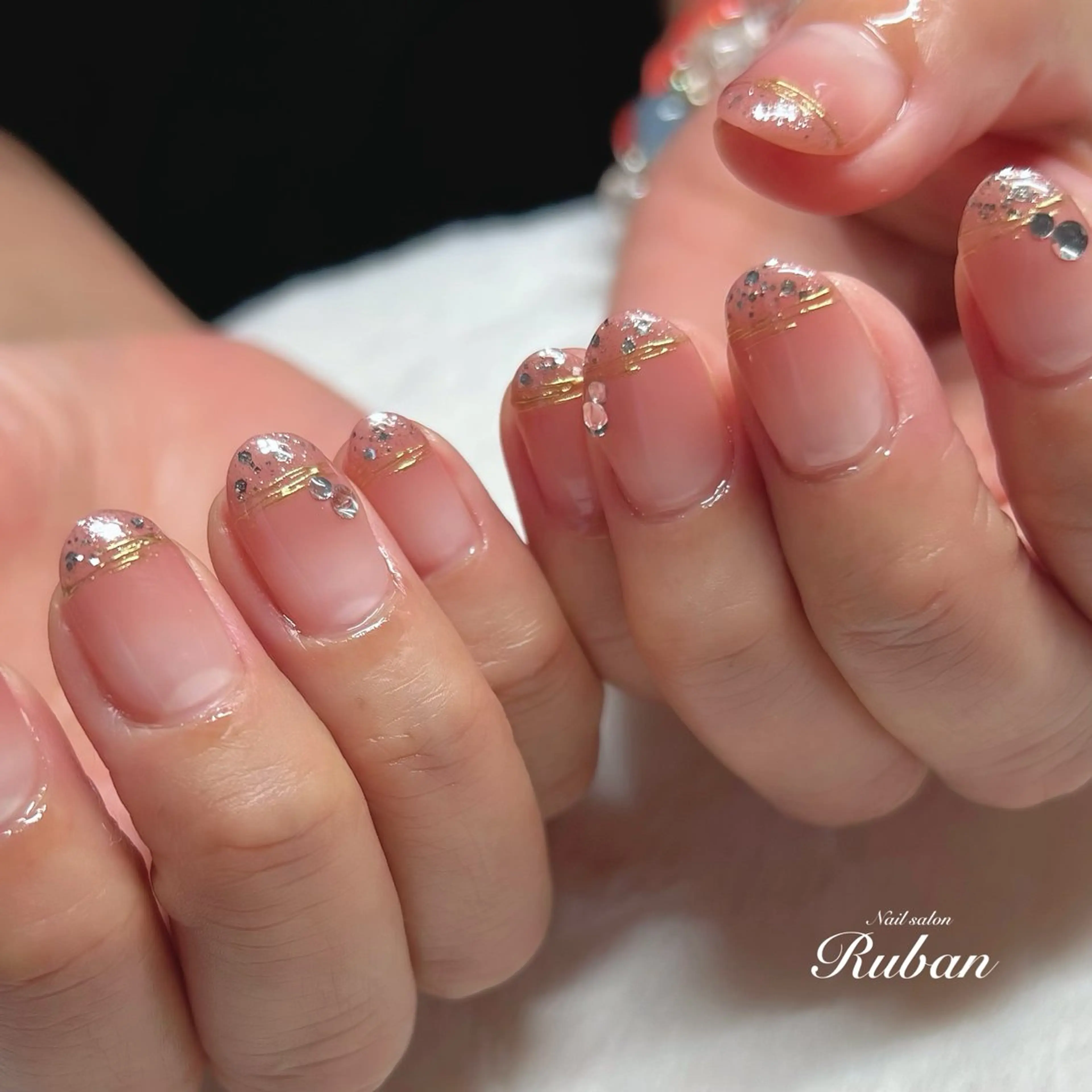 ネイル グラデーション 持ち込み Nail salon Ruban所属・Nail salon Rubanのネイルデザイン