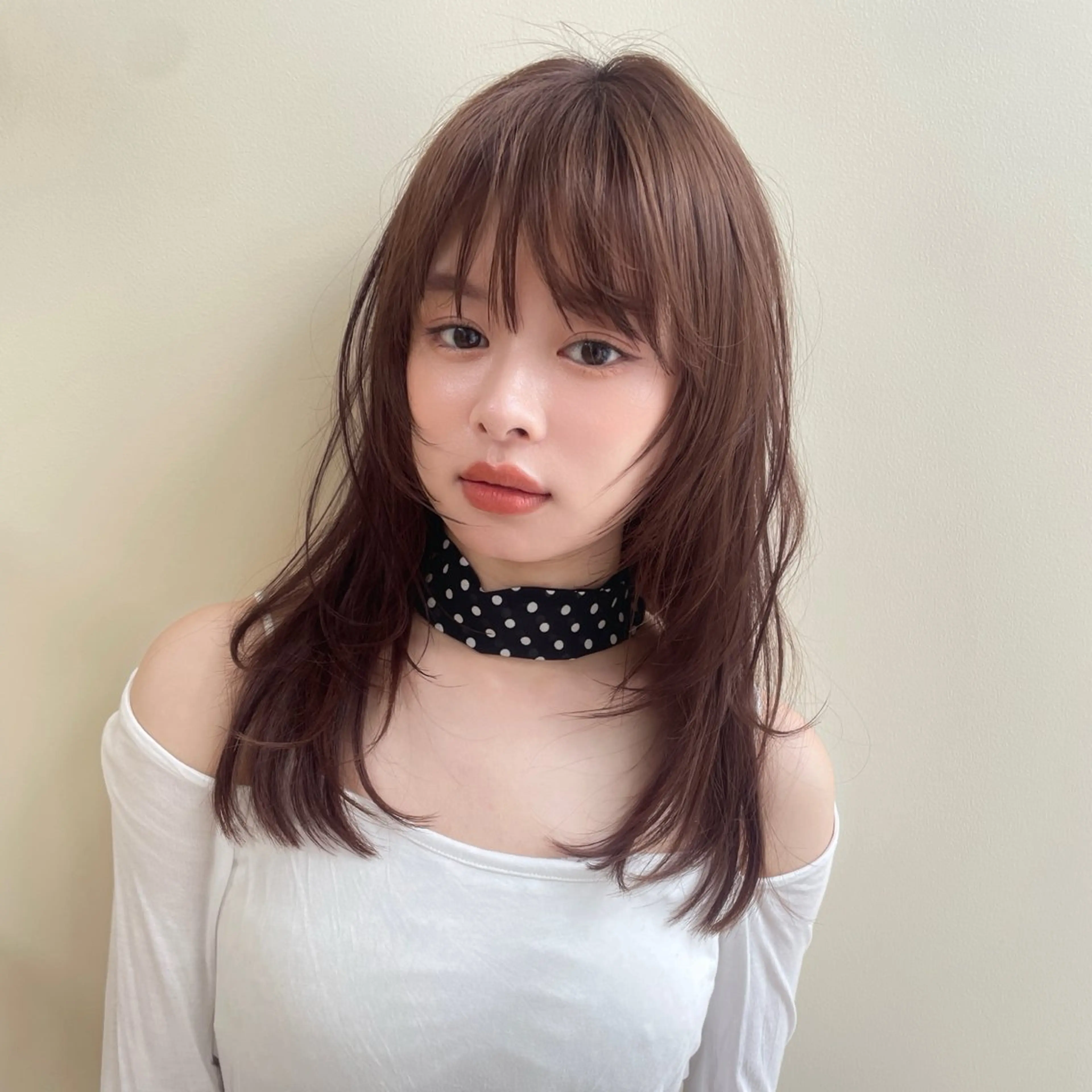 ロング カラー レイヤーカット 表参道/レイヤー/暖 色/Ｗカラー/小春のヘアスタイル