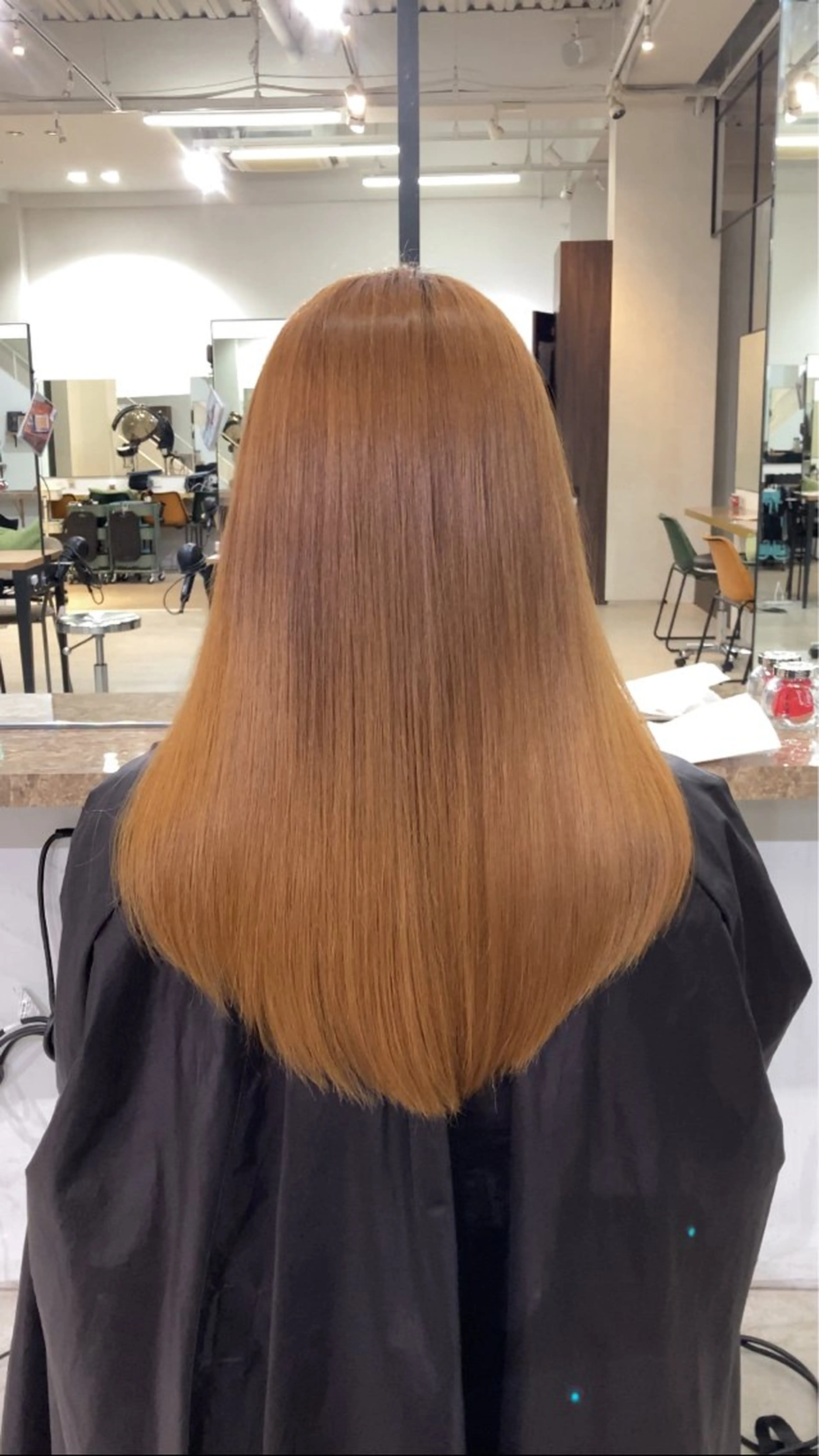 ロング カラー ⭐️似合わせボブ 縮毛矯正⭐️かえでのヘアスタイル