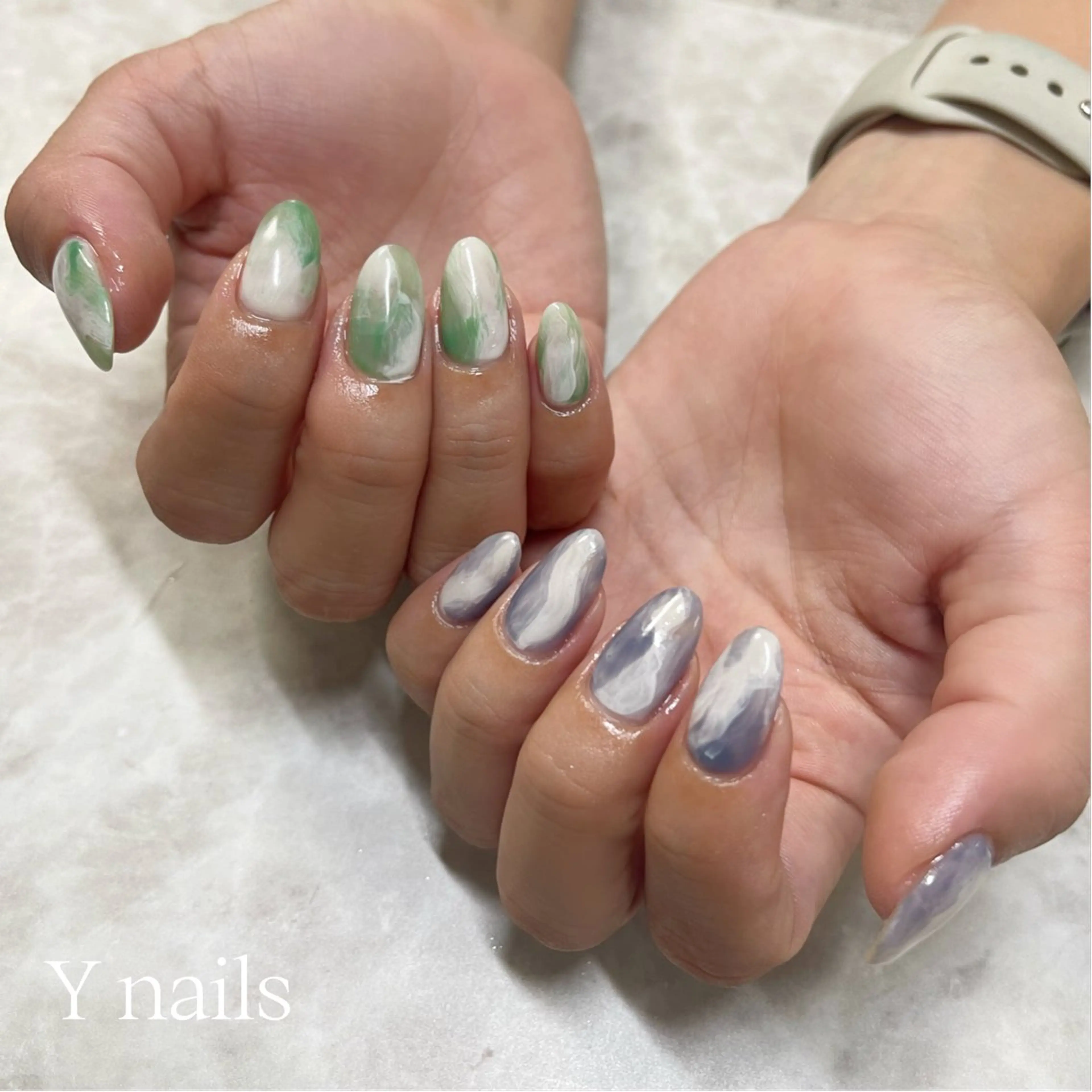 ネイル ニュアンスネイル ハンドネイル 桜井 Y nailsのネイルデザイン