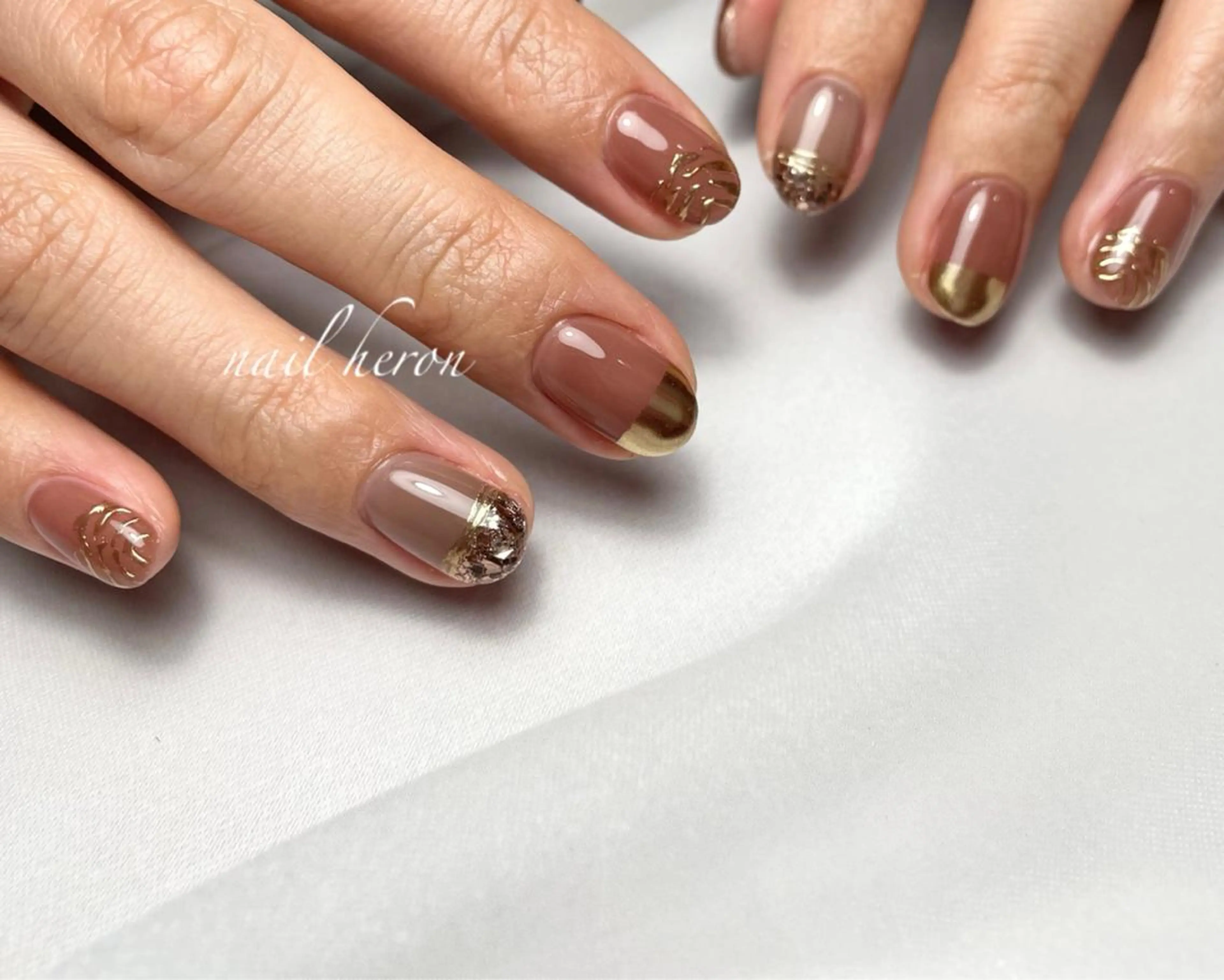 ネイル ミラーネイル ハンドネイル nail heron所属・saki_ nail heronのその他イメージ